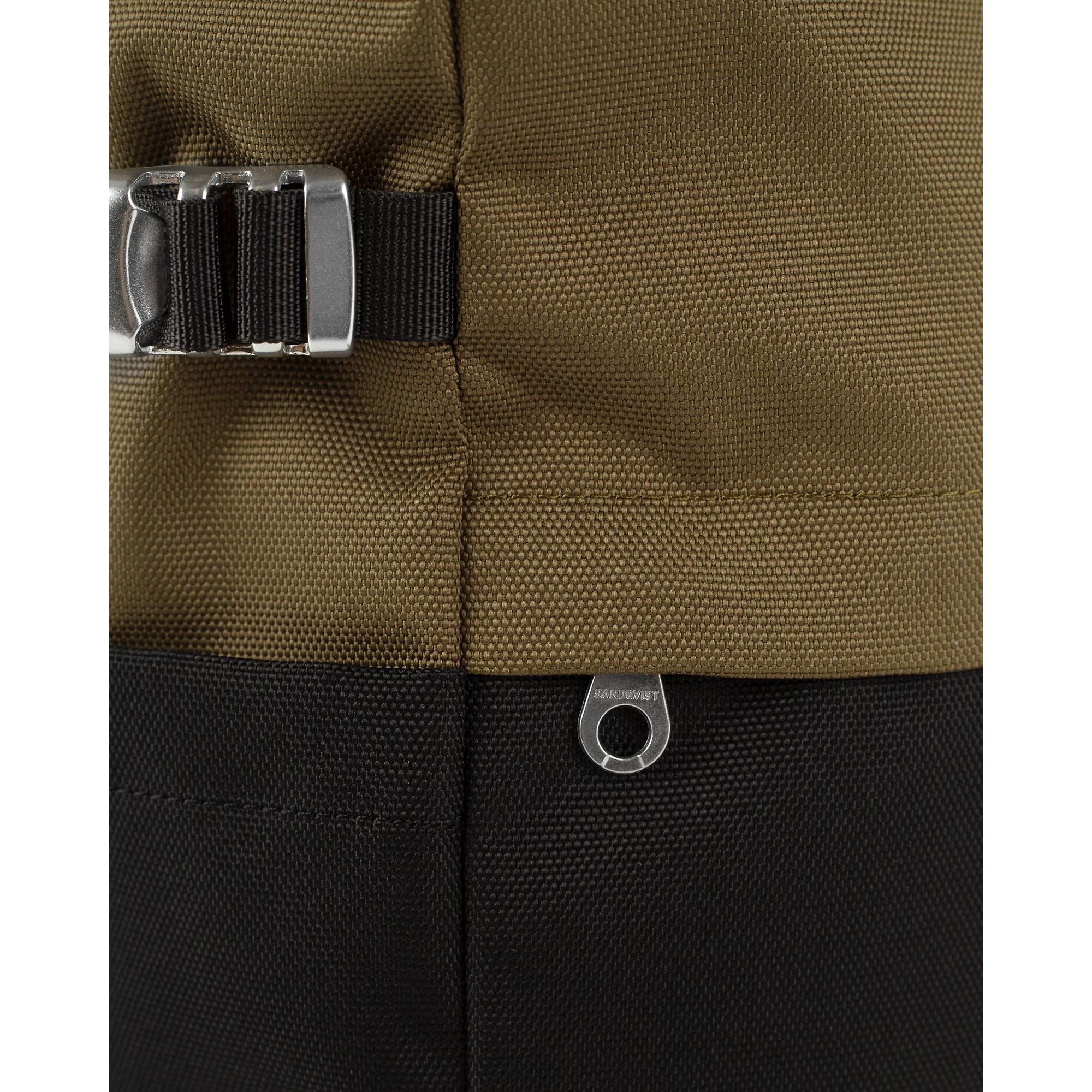 Product image 5 of 9 of Sandqvist Icon Rolltop Backpack M - 23L 14" - Multi Olive