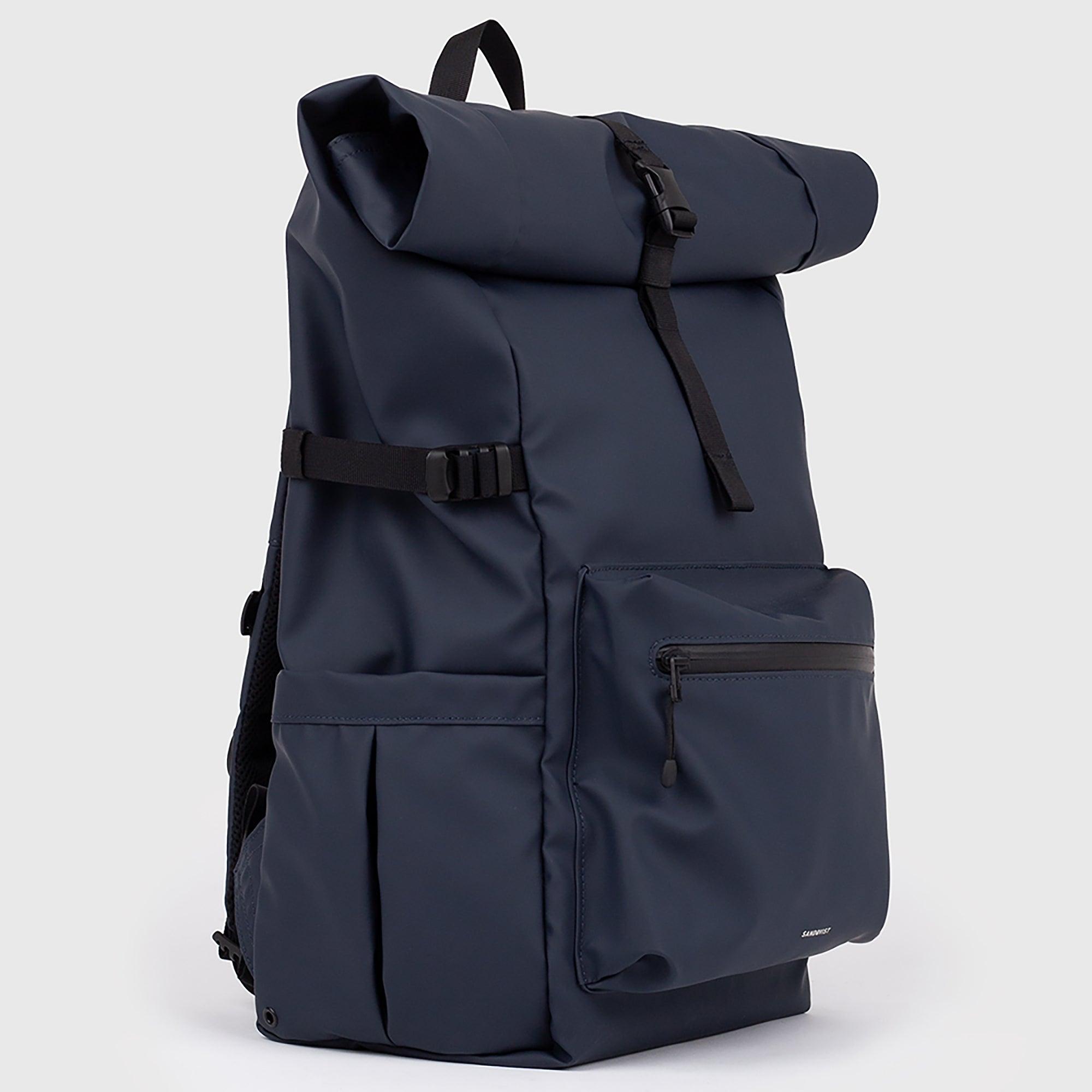 Product image 2 of 9 of Sandqvist Stream Rolltop Backpack L 34L 16" - Navy