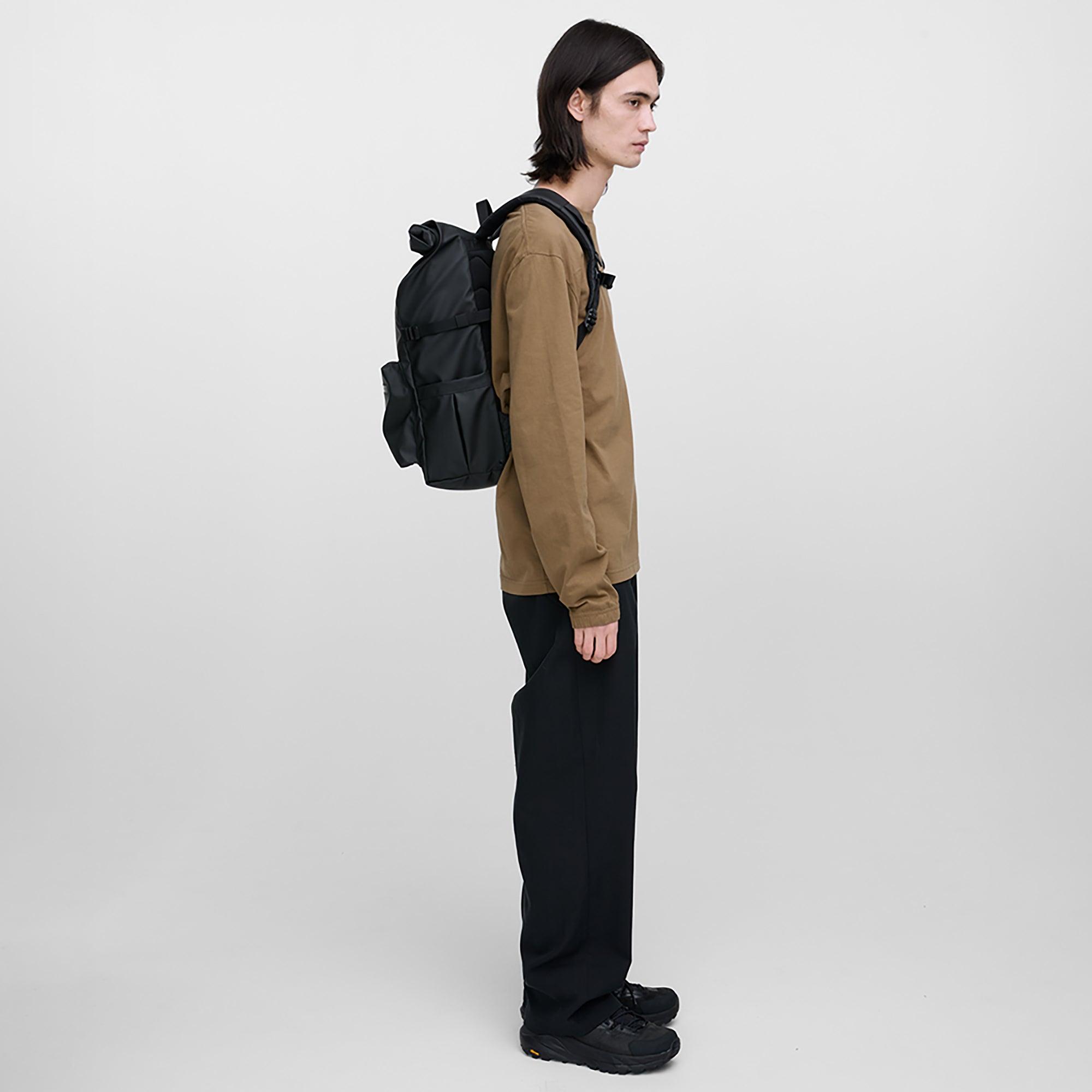 Product image 12 of 16 of Sandqvist Stream Rolltop Backpack L 34L 16" - Black