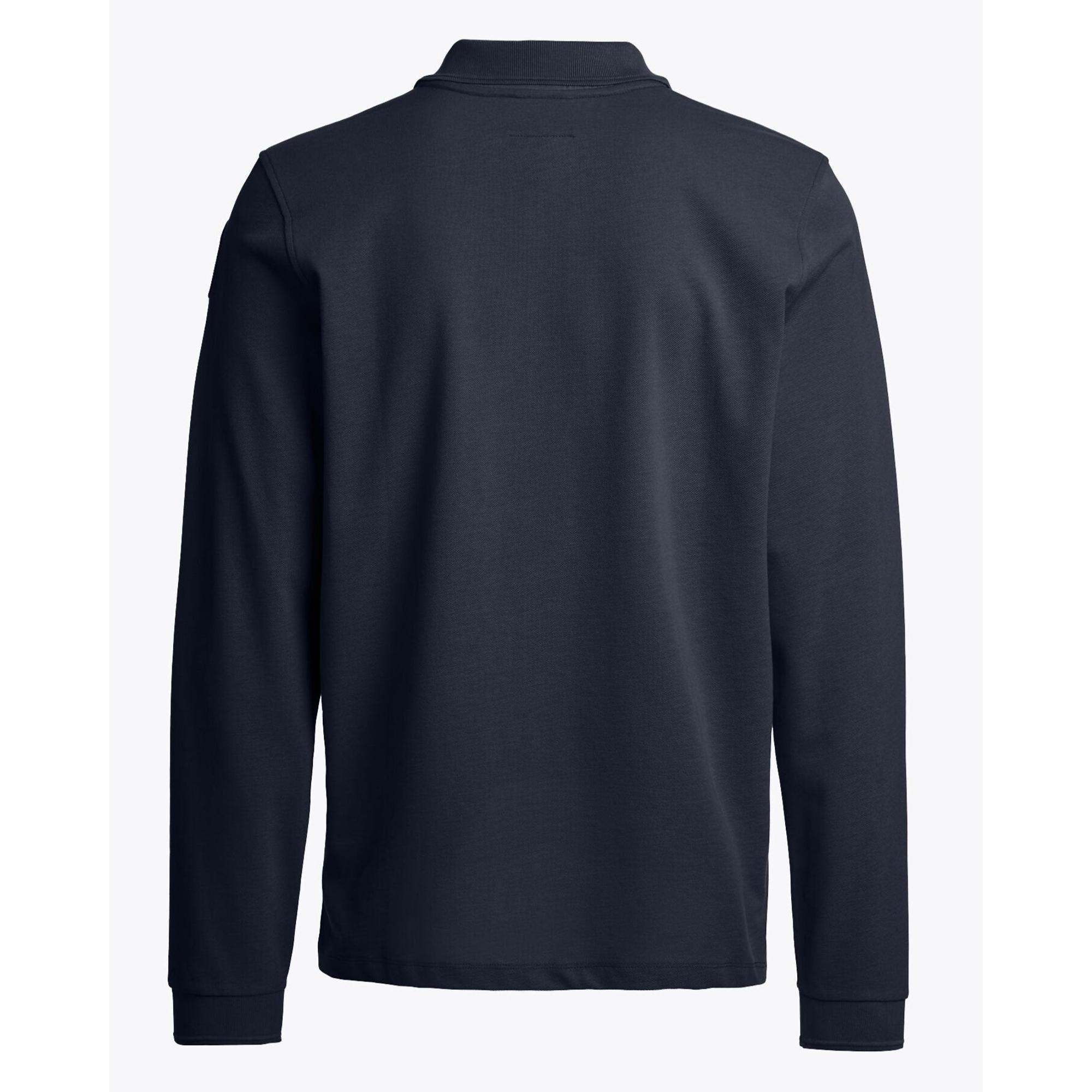Product image 2 of 2 of Parajumpers Men's Oberon Long-Sleeve Polo Shirt - Blue Navy