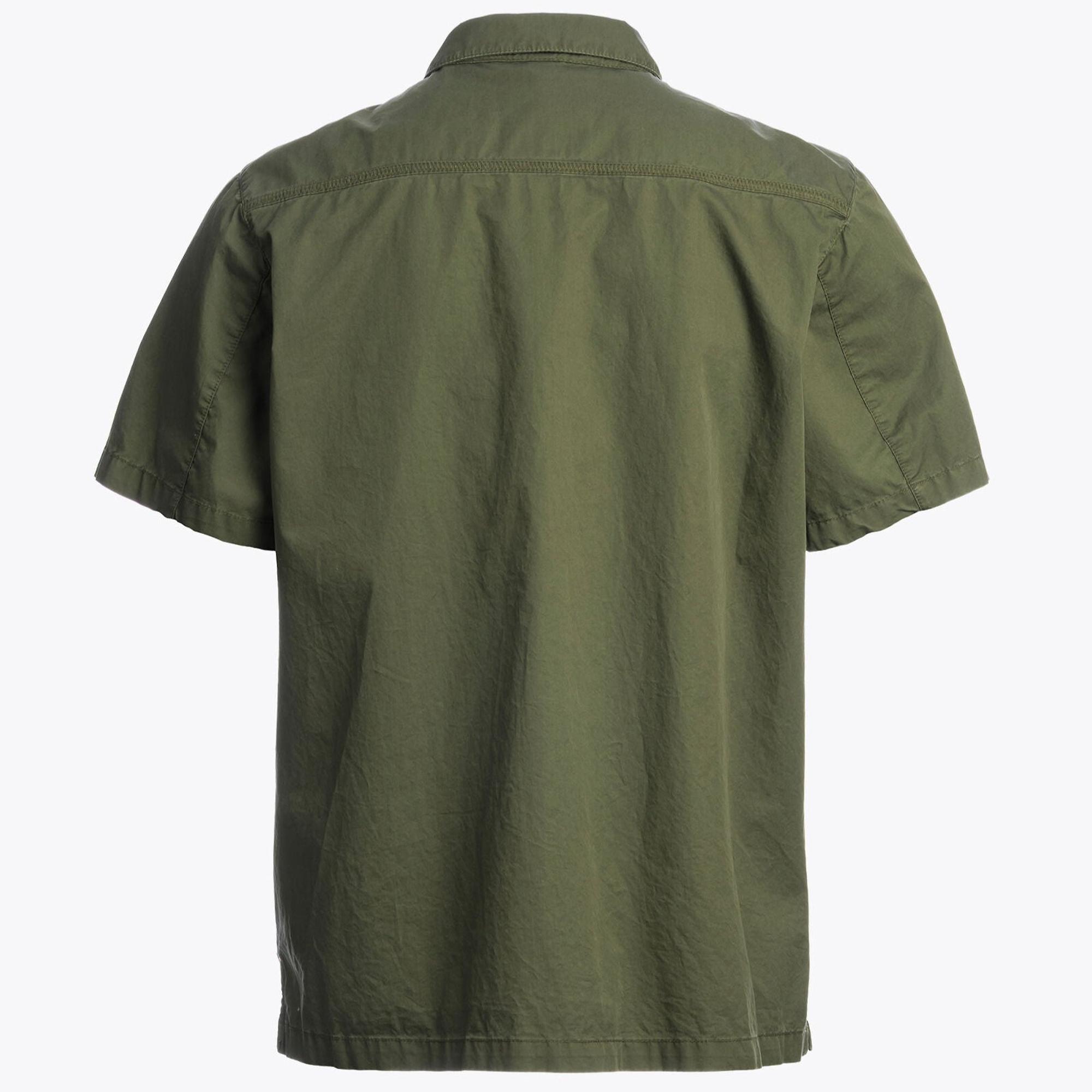 Product image 2 of 6 of Parajumpers Men's Merv Short Sleeve Shirt - Tortuga Green