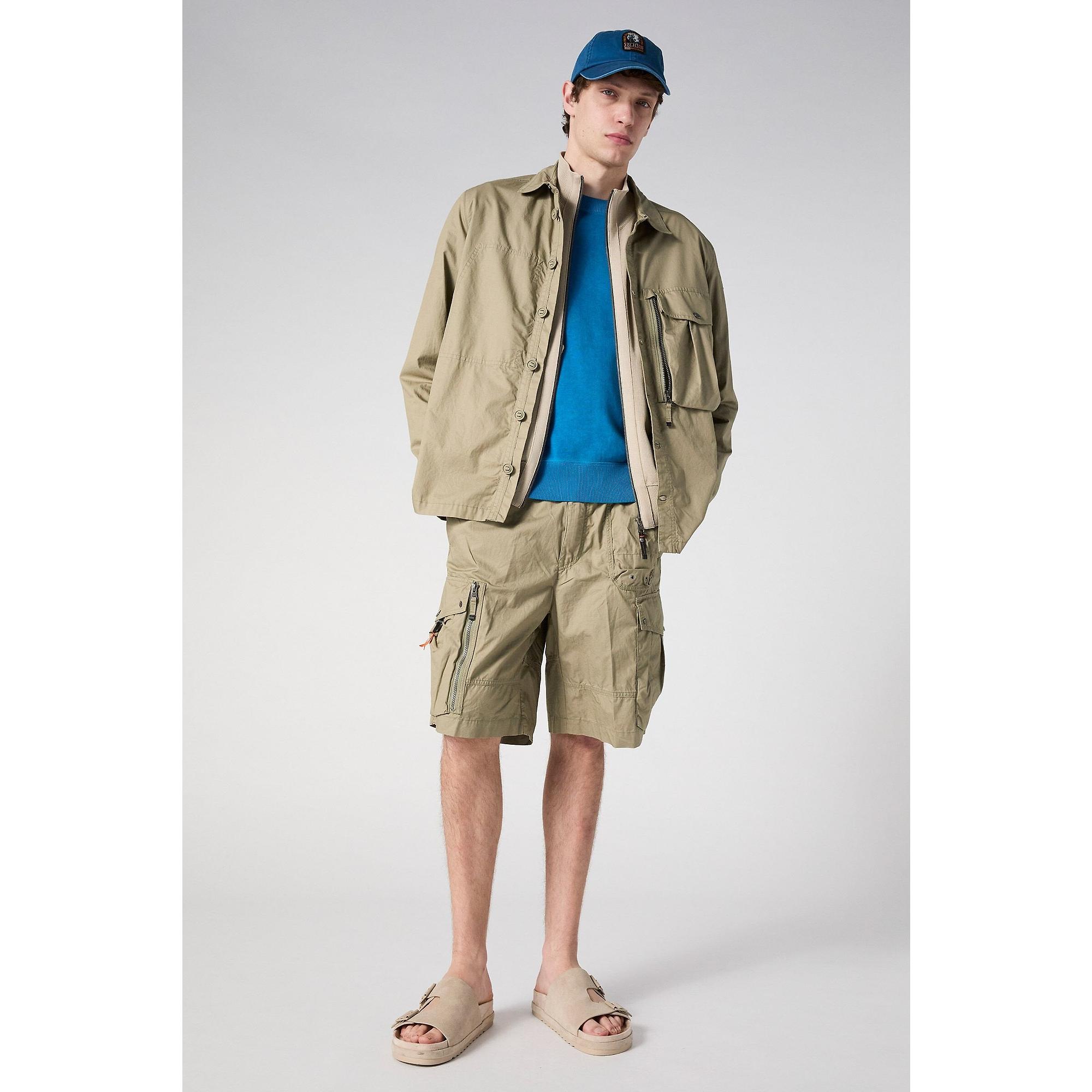 Product image 5 of 7 of Parajumpers Men's Kurtis Long Sleeved Overshirt - Silver Sage