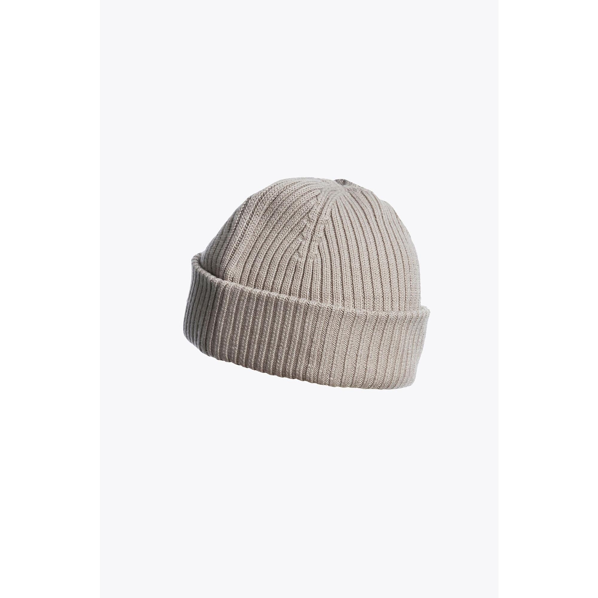 Product image 2 of 3 of Parajumpers Rib Knitted Beanie Hat - Chateau Grey