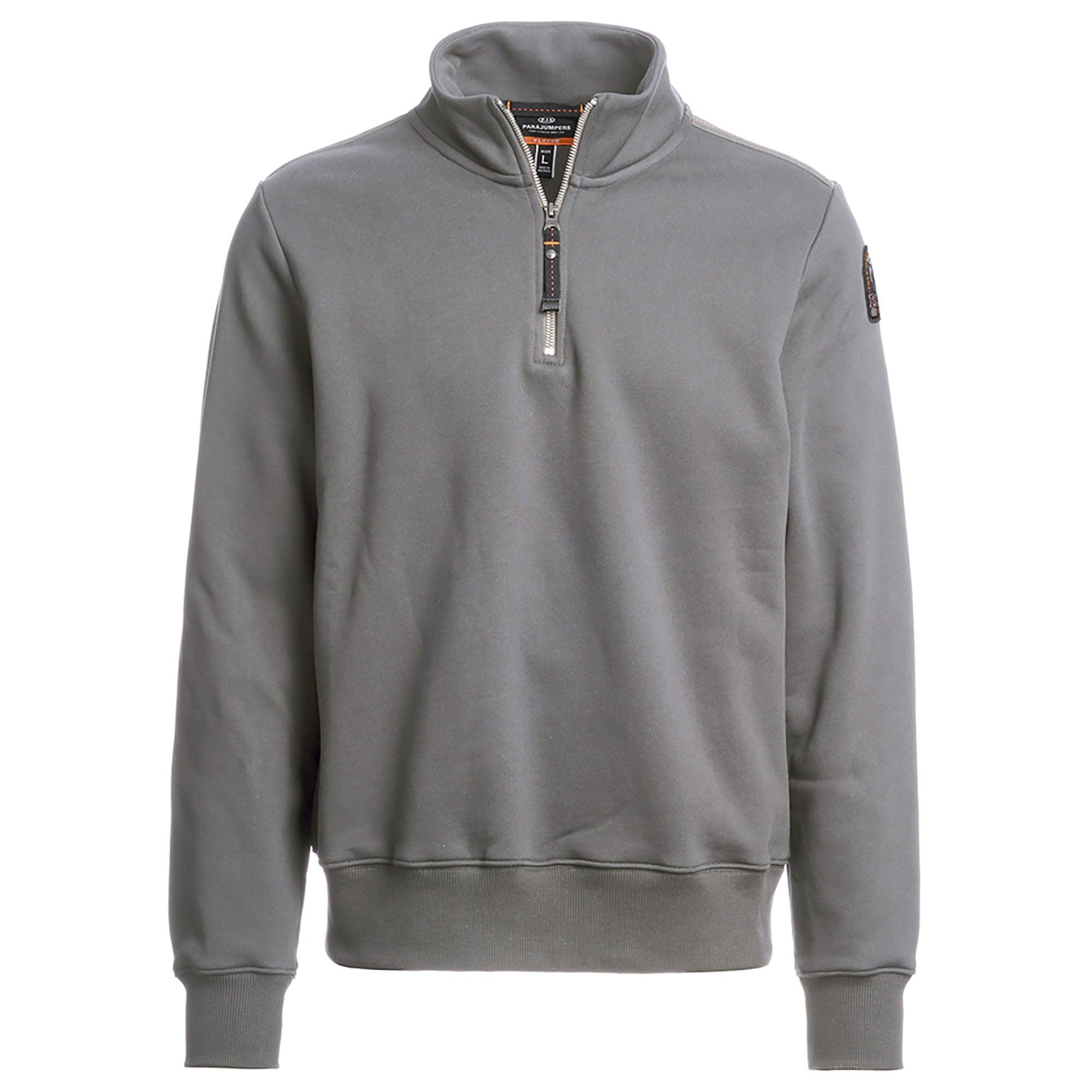 Product image 1 of 2 of Parajumpers Men's Broad Peak 1/2 Zip Sweatshirt - Ash Grey Melange