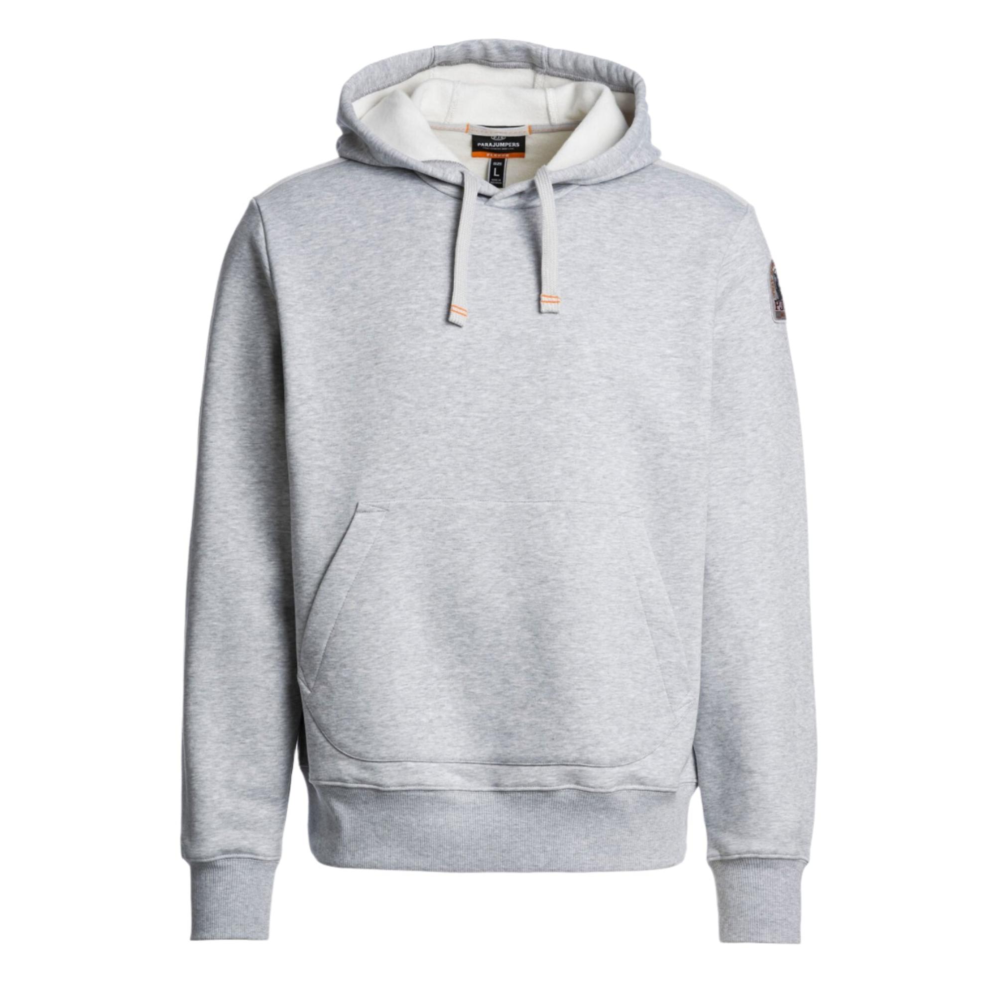 Product image 1 of 6 of Parajumpers Men's Everest Hooded Sweatshirt - Ash Grey Melange