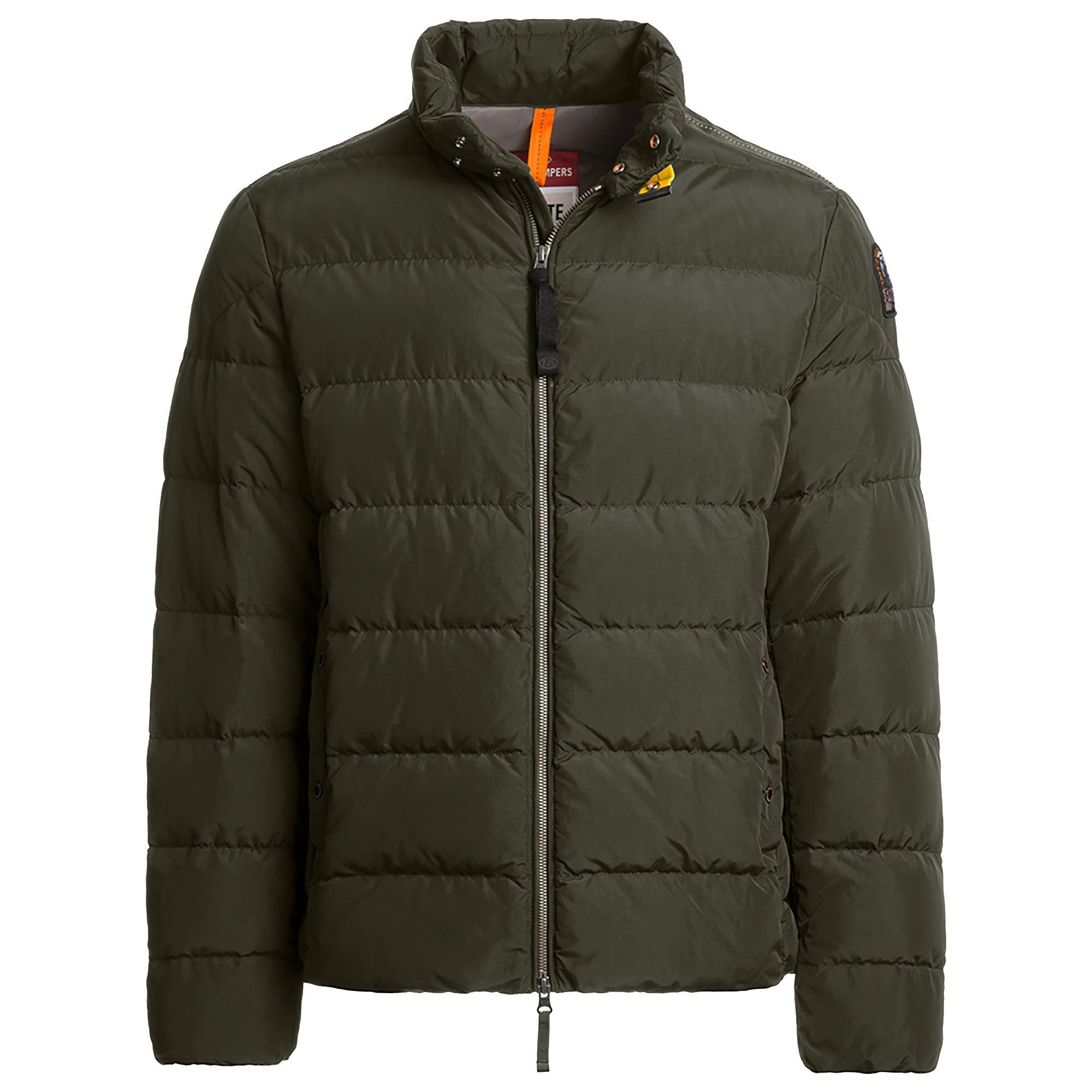 Product image 1 of 7 of Parajumpers Men's Alger Matte Down Jacket - Deep Moss