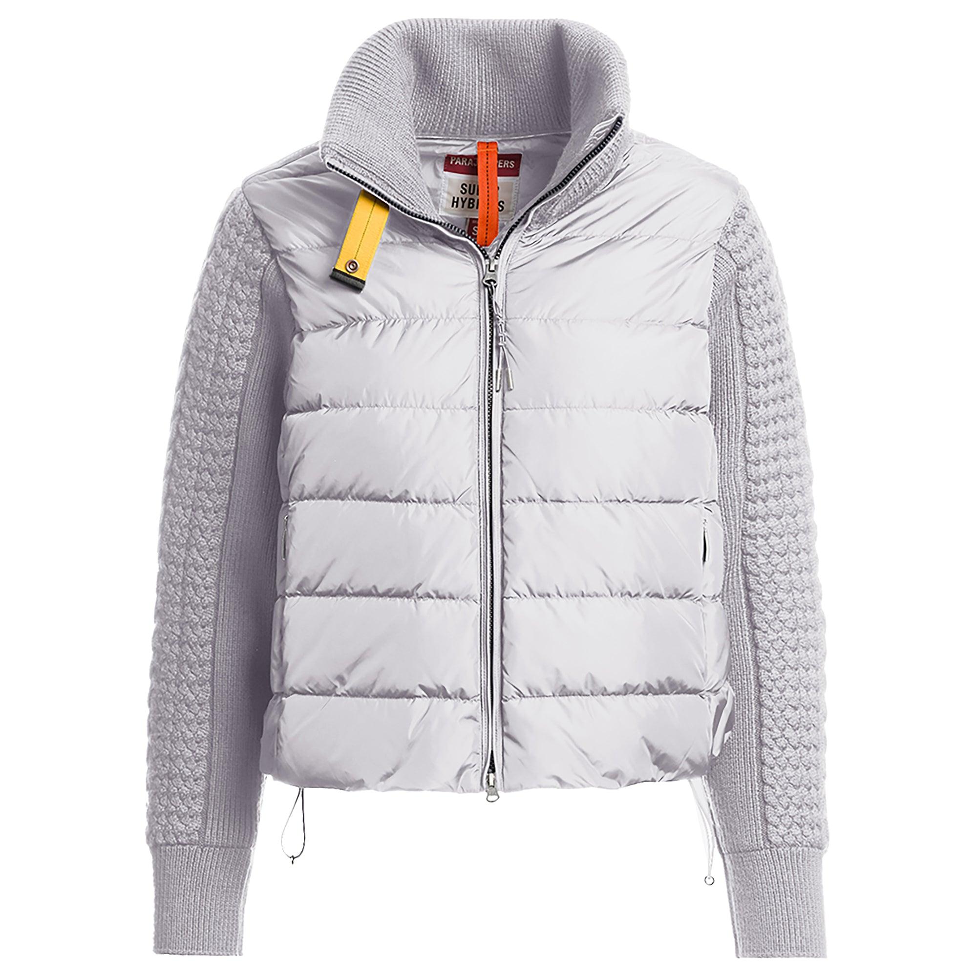 Product image 1 of 6 of Parajumpers Women's Moonie Down Bomber Jacket - Pearl Grey