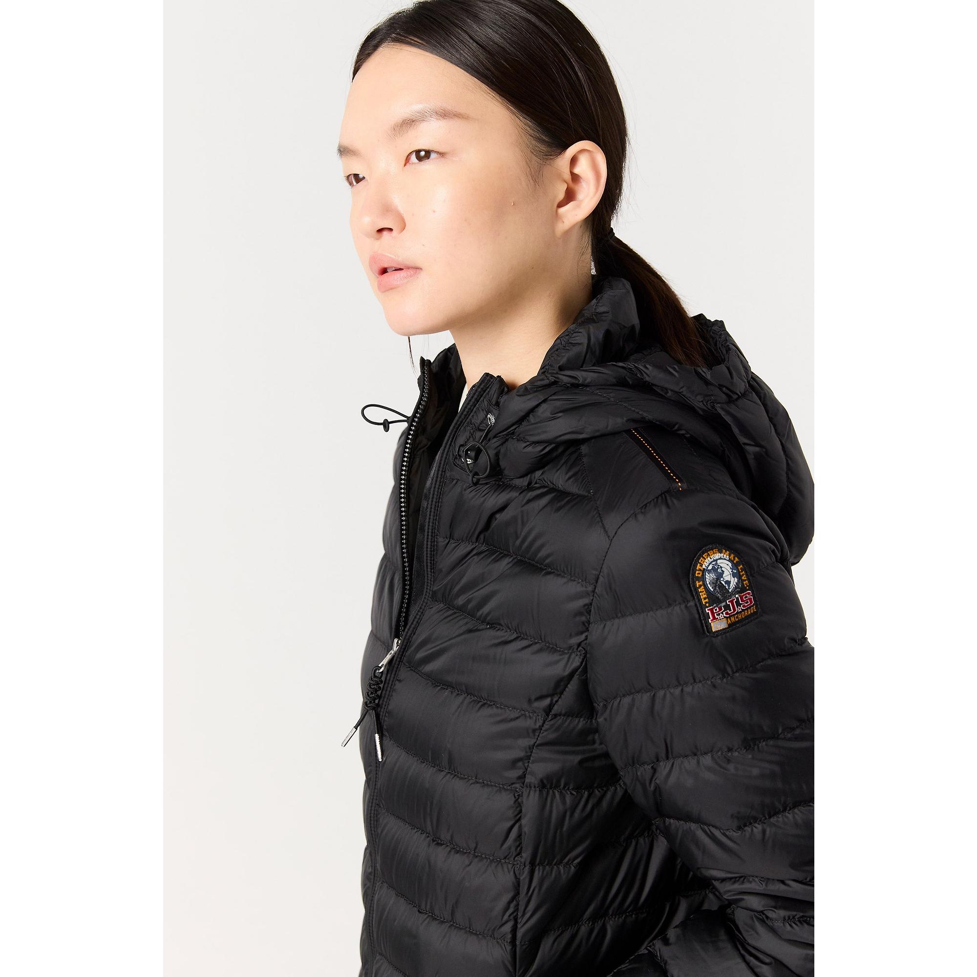Product image 5 of 7 of Parajumpers Women's Meredith Lightweight Hooded Down Jacket - Black