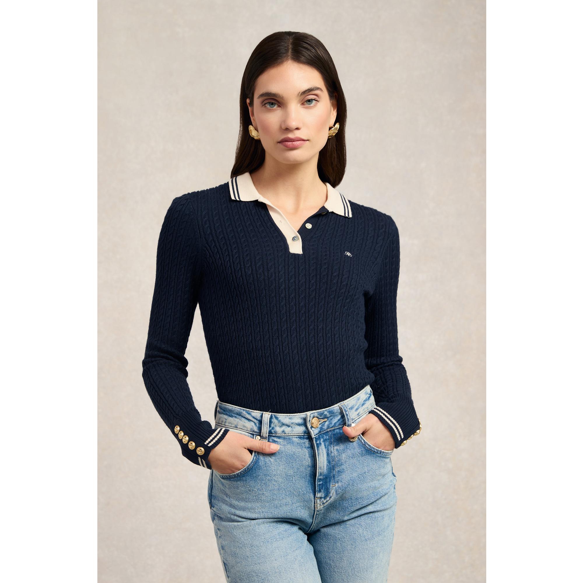 Product image 2 of 8 of Holland Cooper Women's Orla Knit - Ink Navy