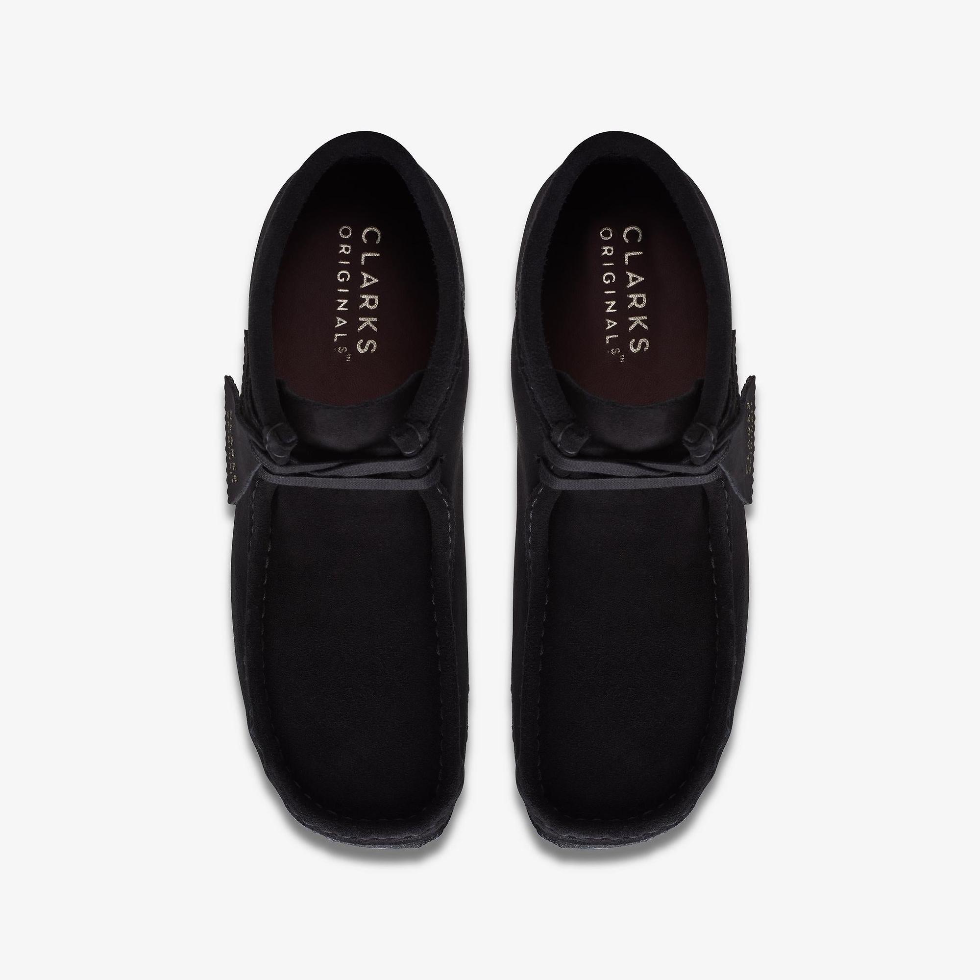 Product image 6 of 7 of Clarks Originals Men's Wallabee Boots - Black Suede