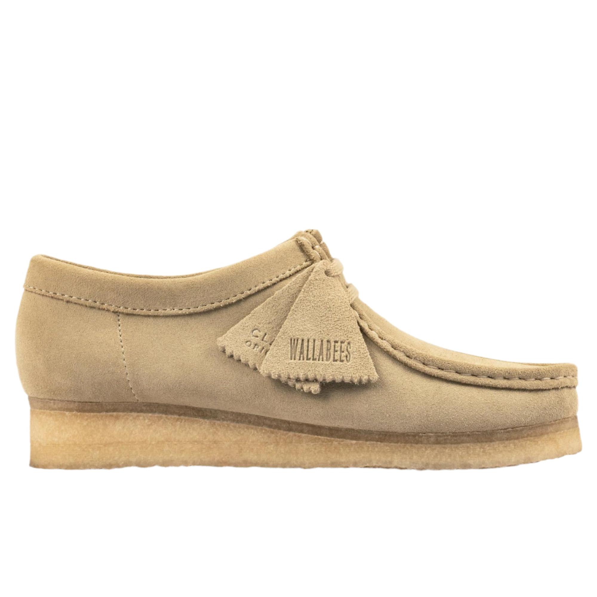 Product image 1 of 6 of Clarks Originals Women's Wallabee Shoes - Maple Suede