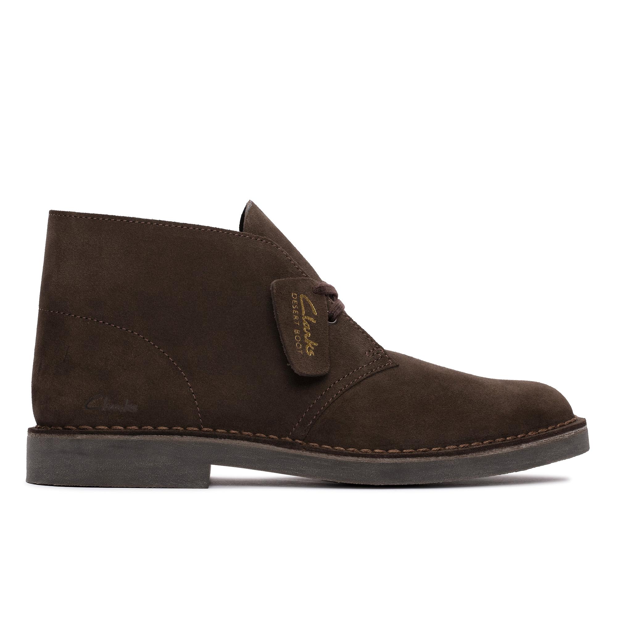 Product image 1 of 8 of Clarks Men's Desert Boot Evo Suede - Dark Brown
