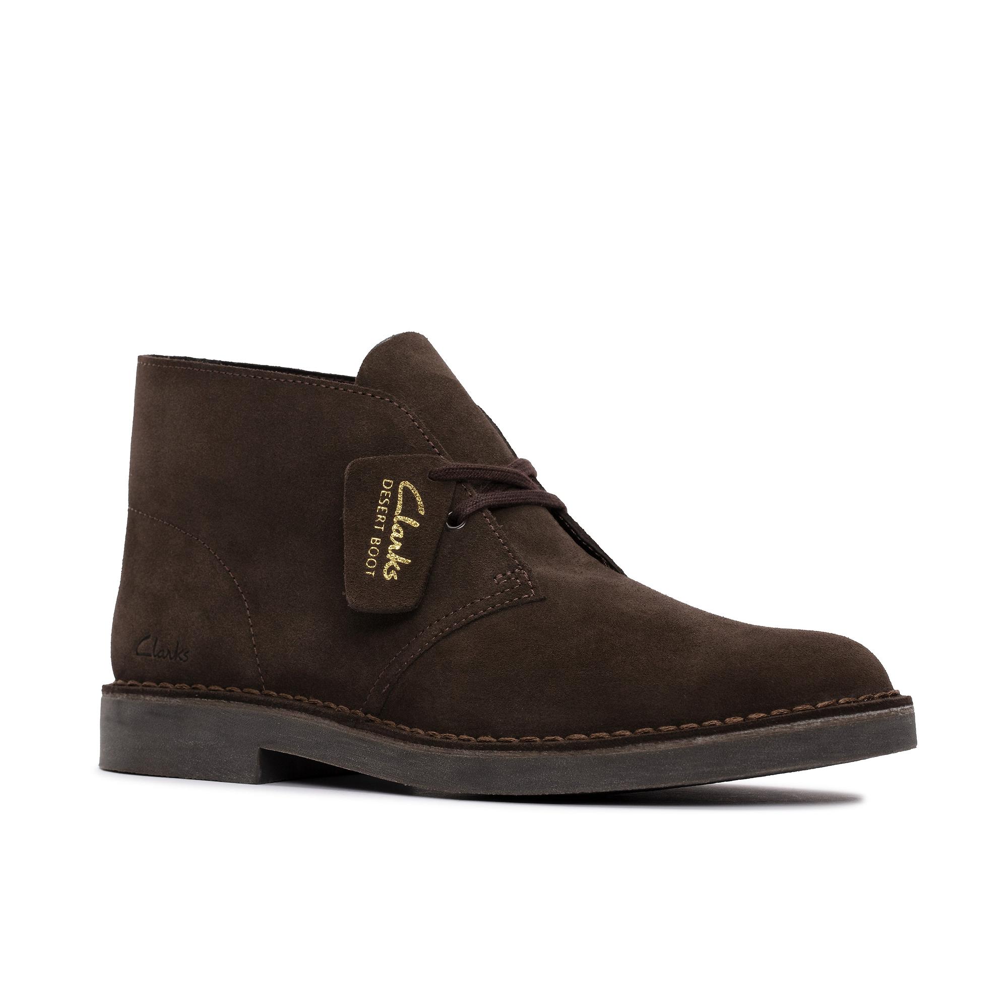 Product image 3 of 8 of Clarks Men's Desert Boot Evo Suede - Dark Brown