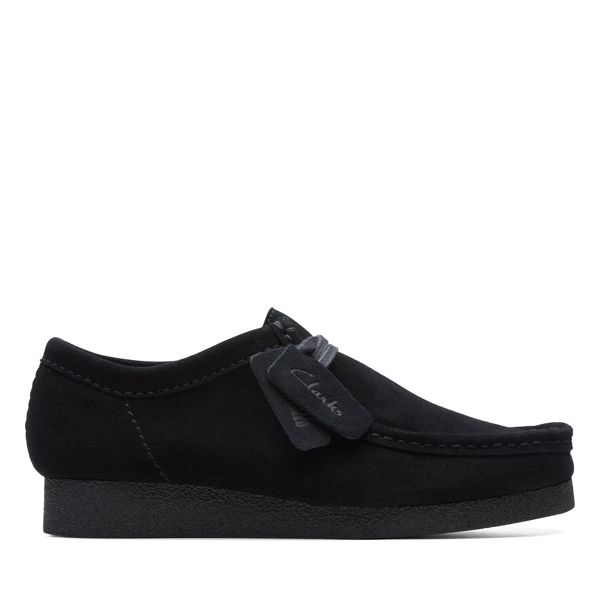 Product image 1 of 7 of Clarks Men's Wallabee Evo Suede Shoe - Black