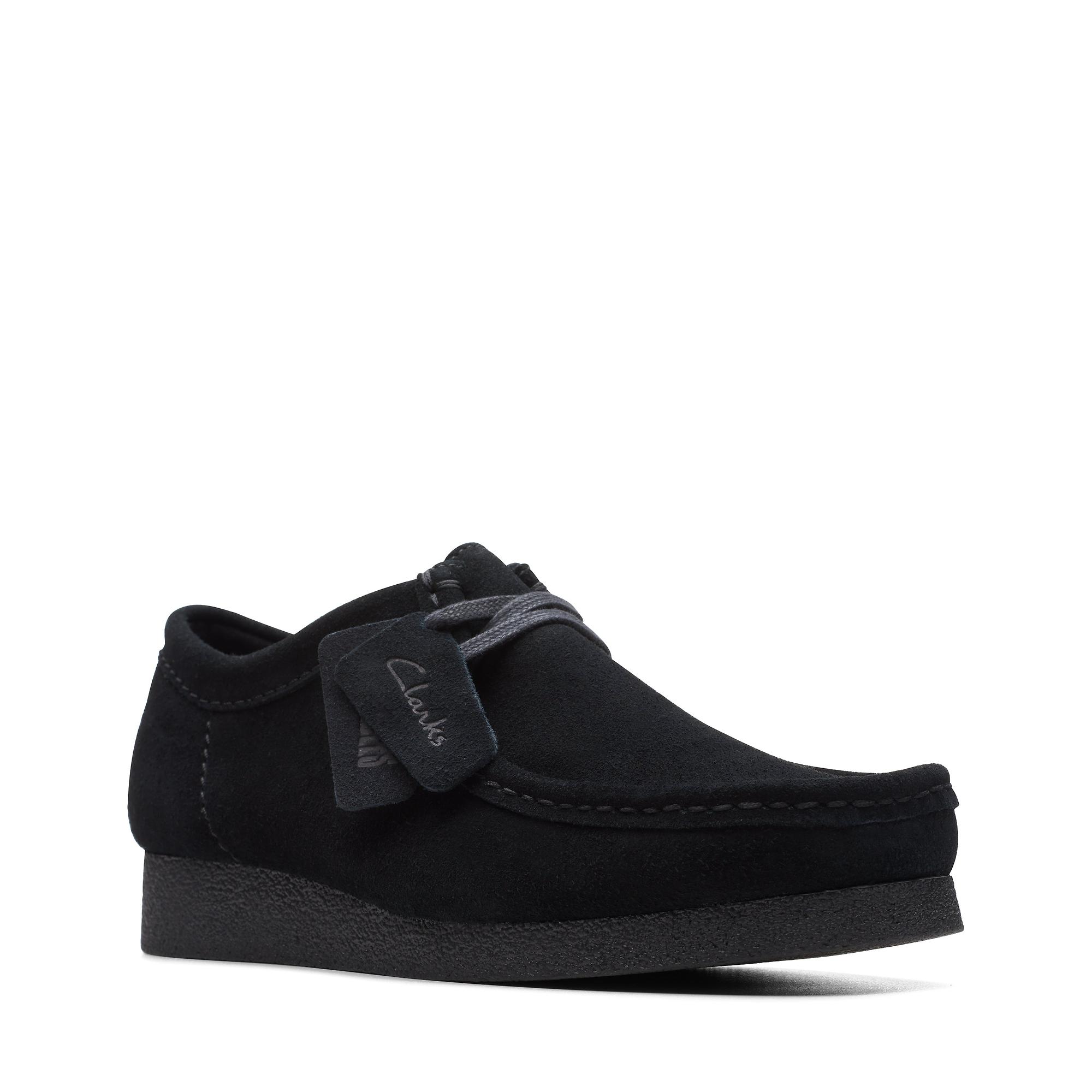 Product image 3 of 7 of Clarks Men's Wallabee Evo Suede Shoe - Black