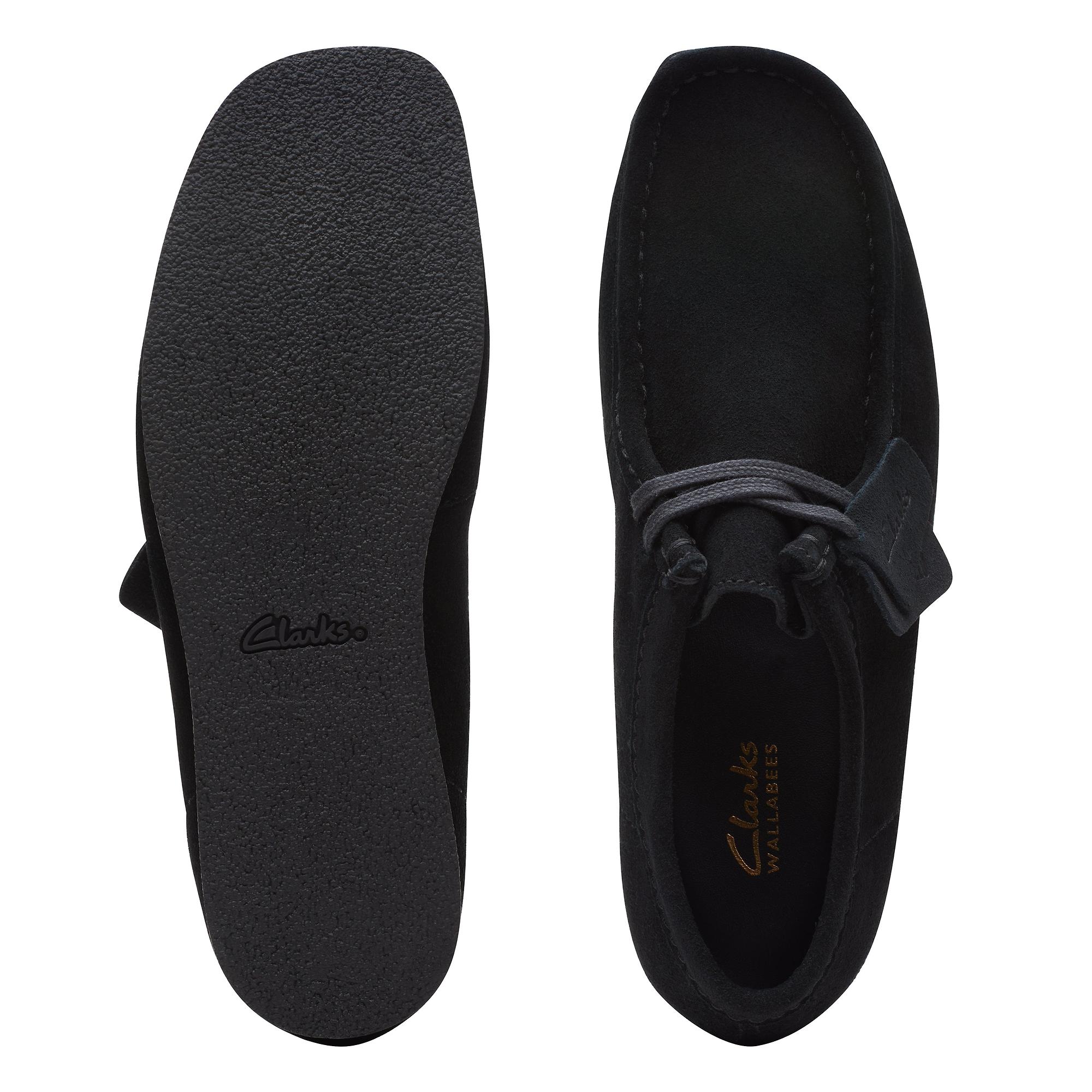 Product image 5 of 7 of Clarks Men's Wallabee Evo Suede Shoe - Black
