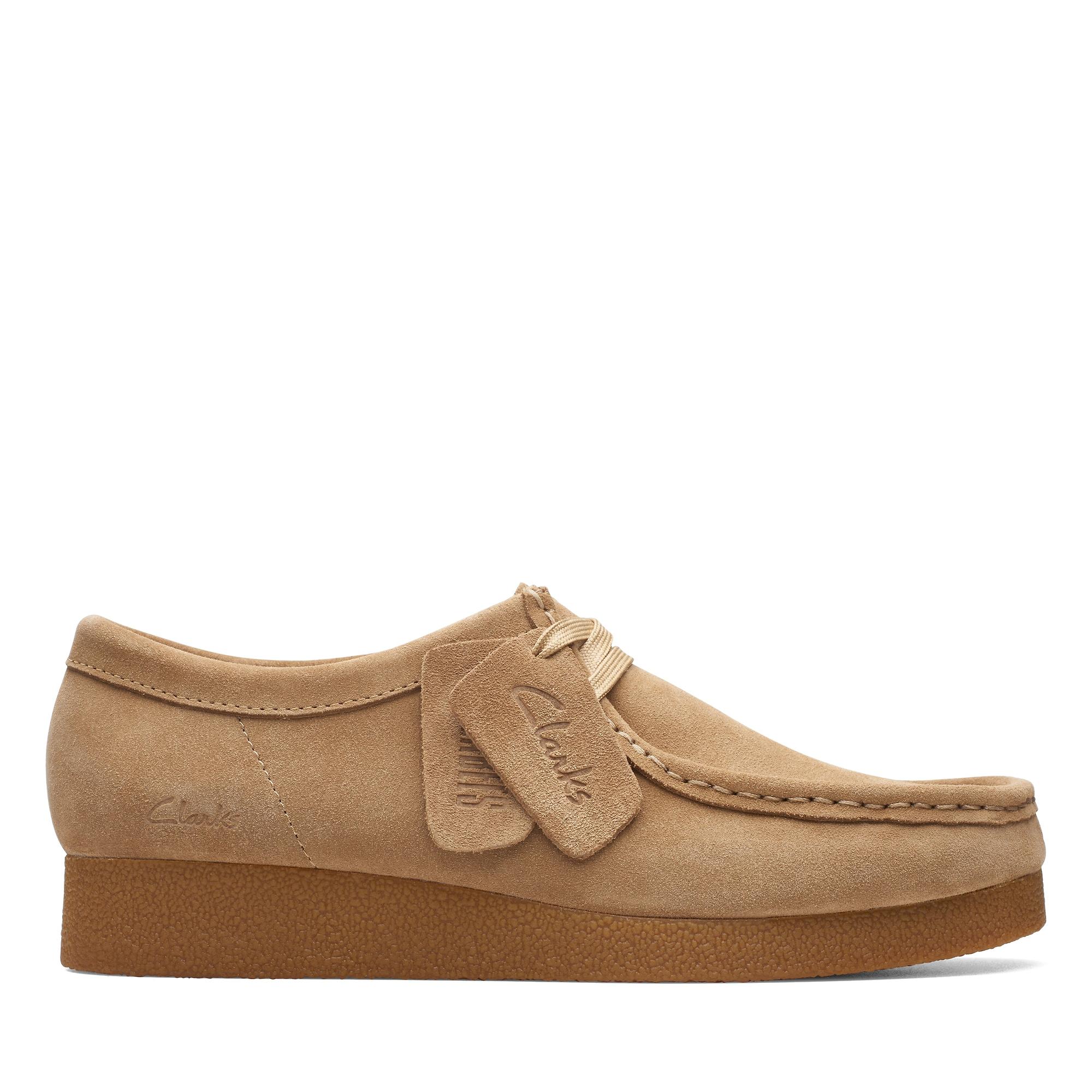 Product image 1 of 7 of Clarks Women's Wallabee Evo Suede - Dark Sand