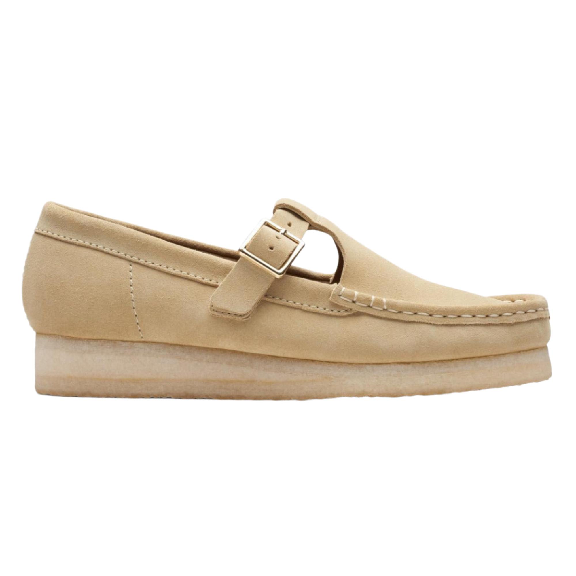 Product image 1 of 7 of Clarks Originals Women's Wallabee T-Bar Shoes - Maple Suede