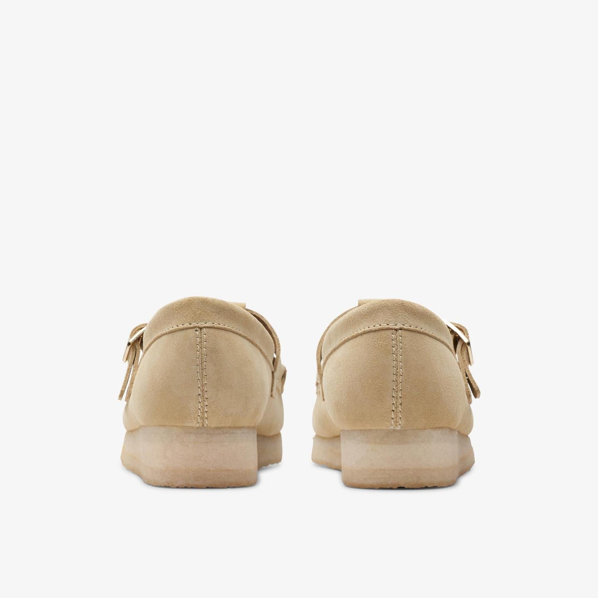 Product image 6 of 7 of Clarks Originals Women's Wallabee T-Bar Shoes - Maple Suede