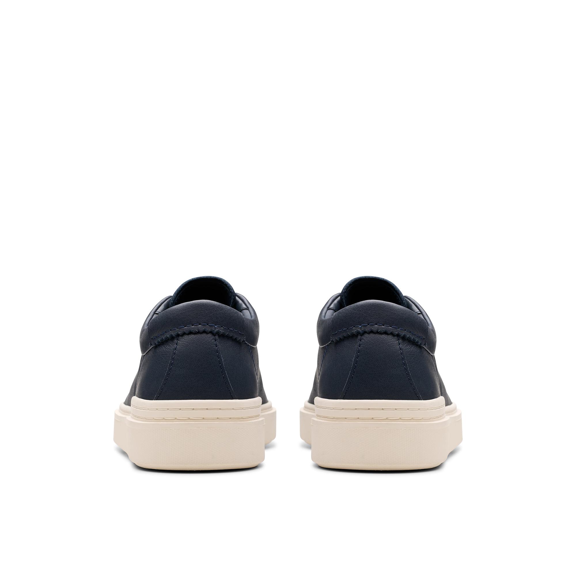 Product image 6 of 7 of Clarks Men's Craft Swift Leather Trainers - Navy