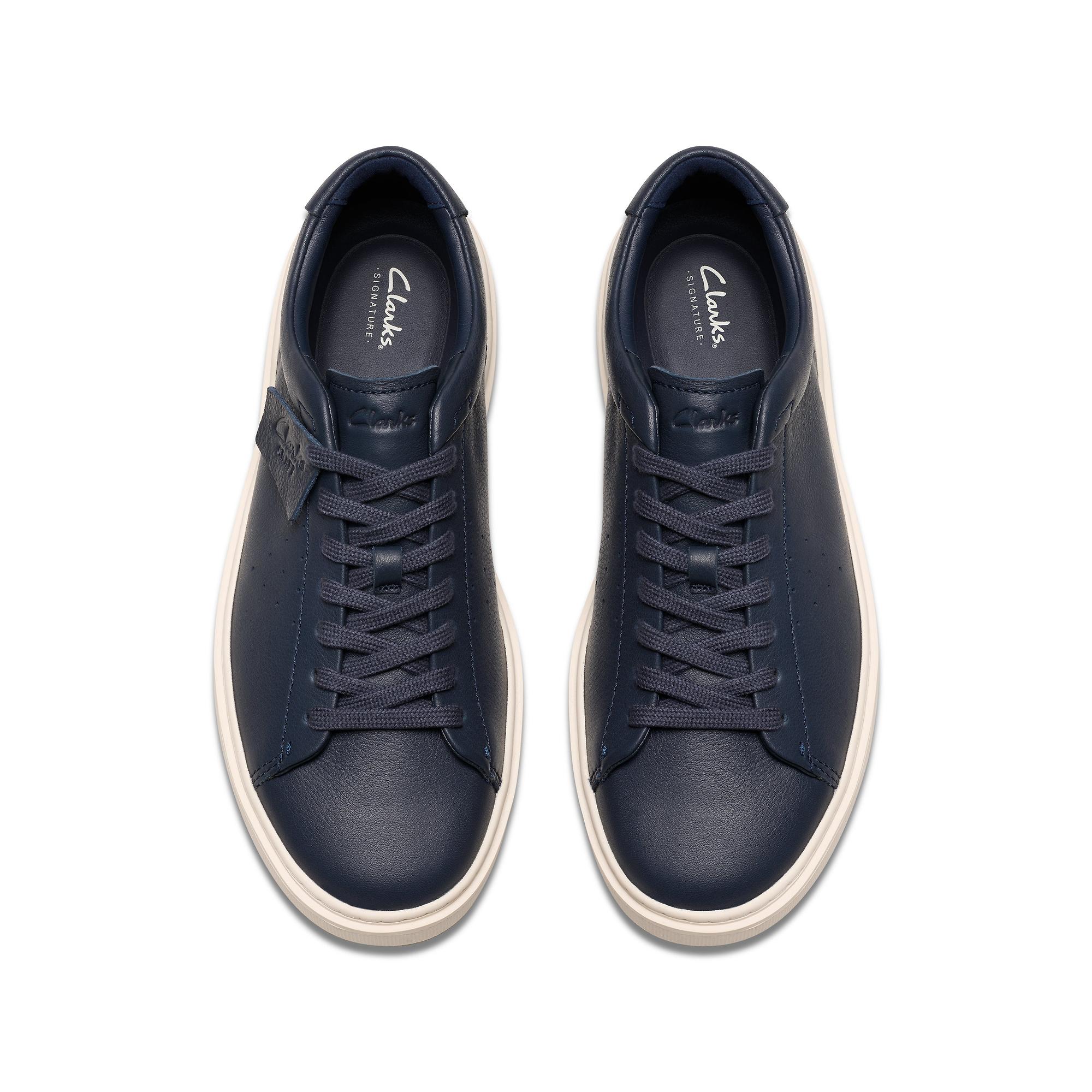 Product image 5 of 7 of Clarks Men's Craft Swift Leather Trainers - Navy