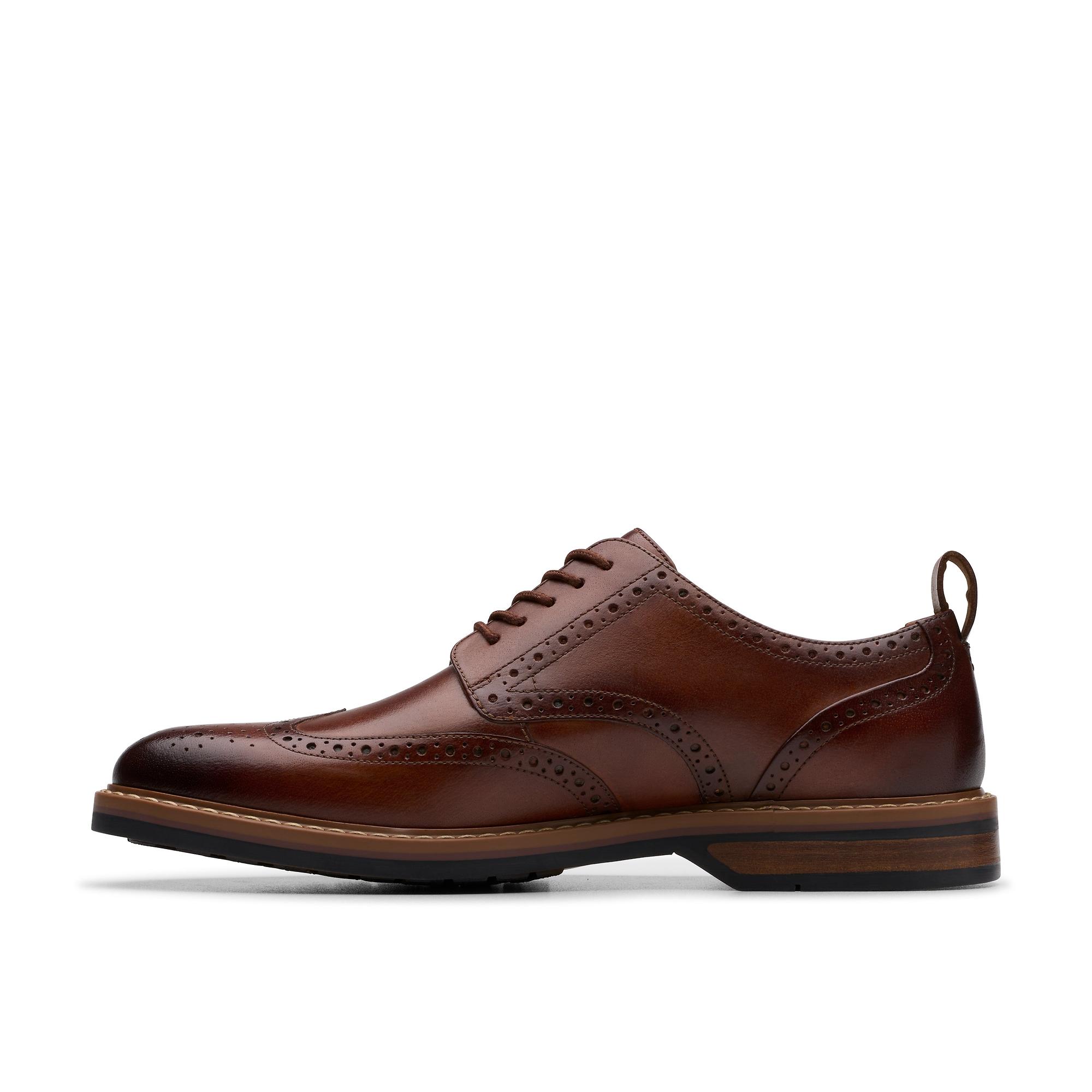 Product image 2 of 8 of Clarks Men's Aldwin Limit Brogues - Mid Tan Leather