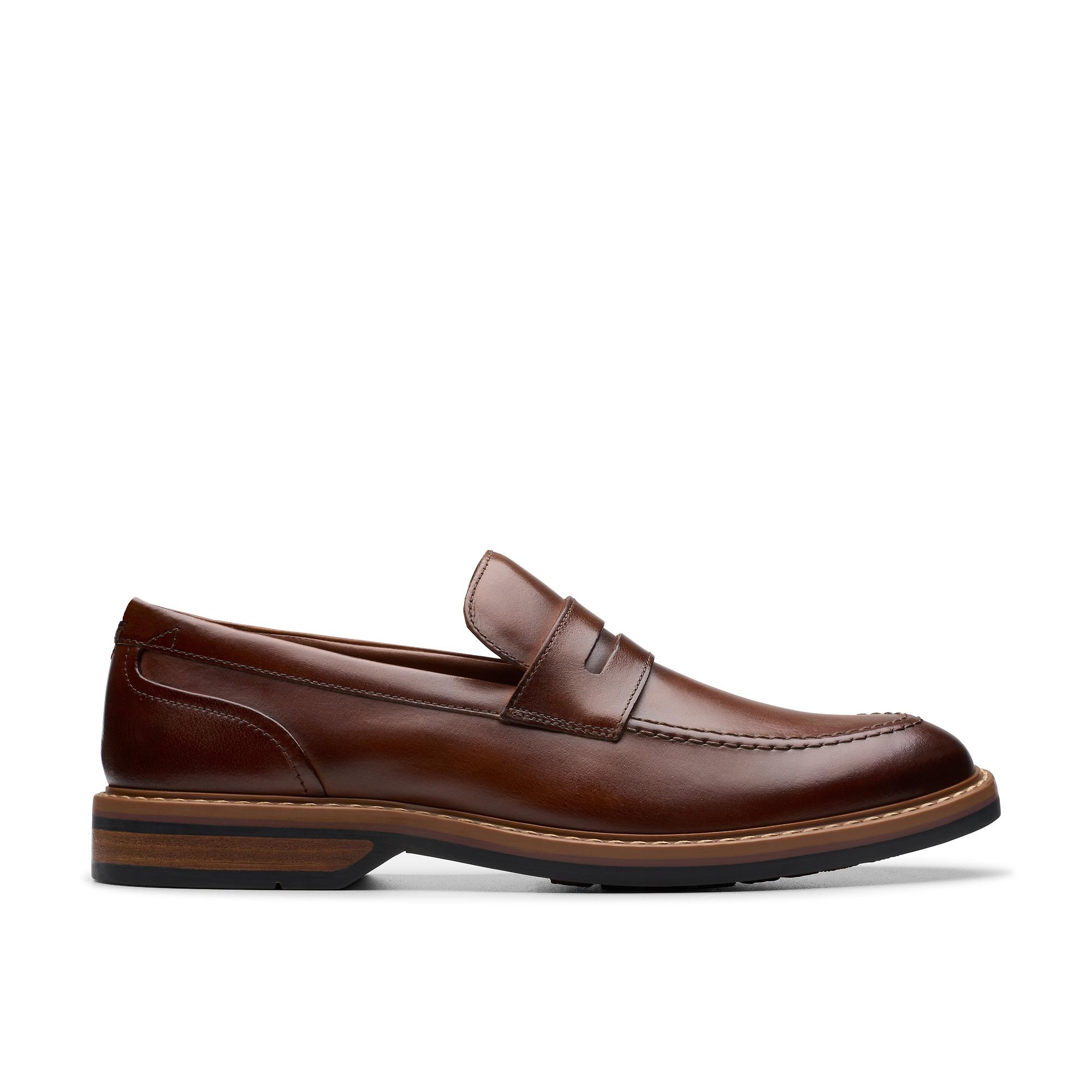 Product image 1 of 8 of Clarks Men's Aldwin Step - Mid Tan Leather