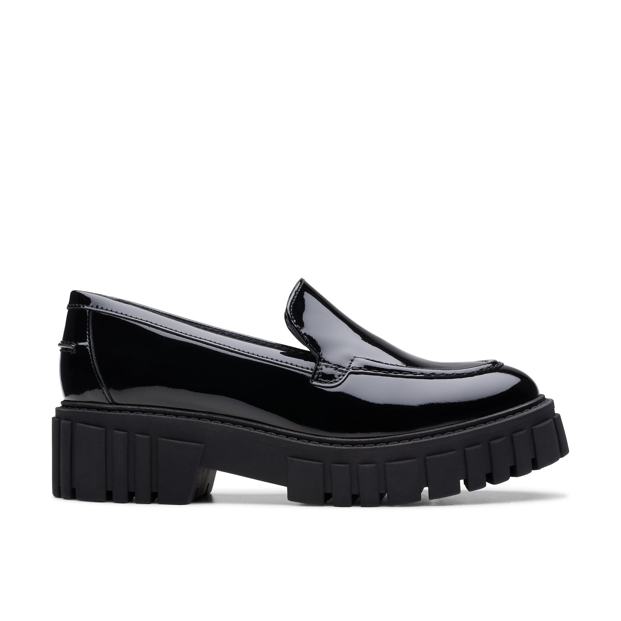 Product image 1 of 7 of Clarks Women's Page Leather Loafers - Black