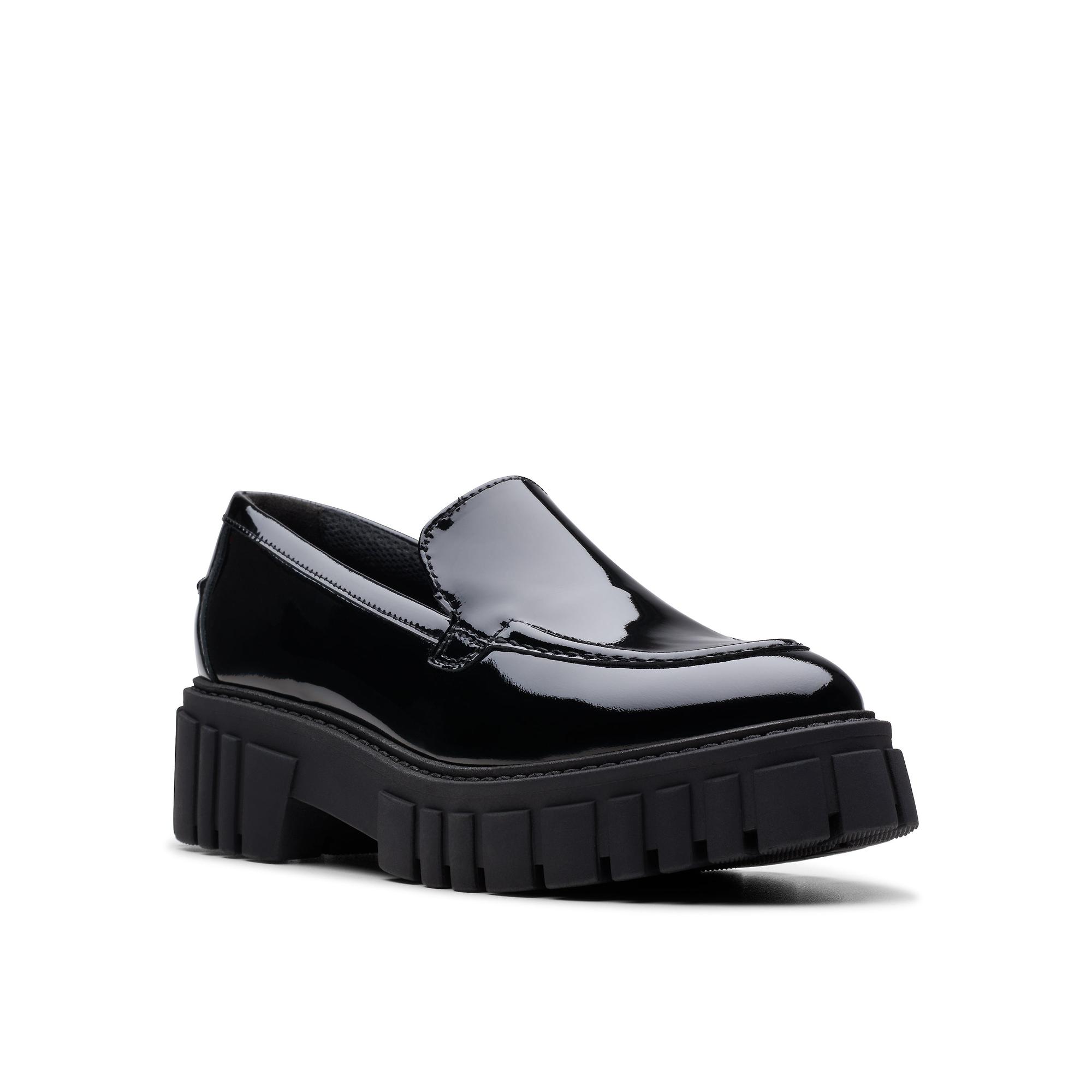 Product image 3 of 7 of Clarks Women's Page Leather Loafers - Black