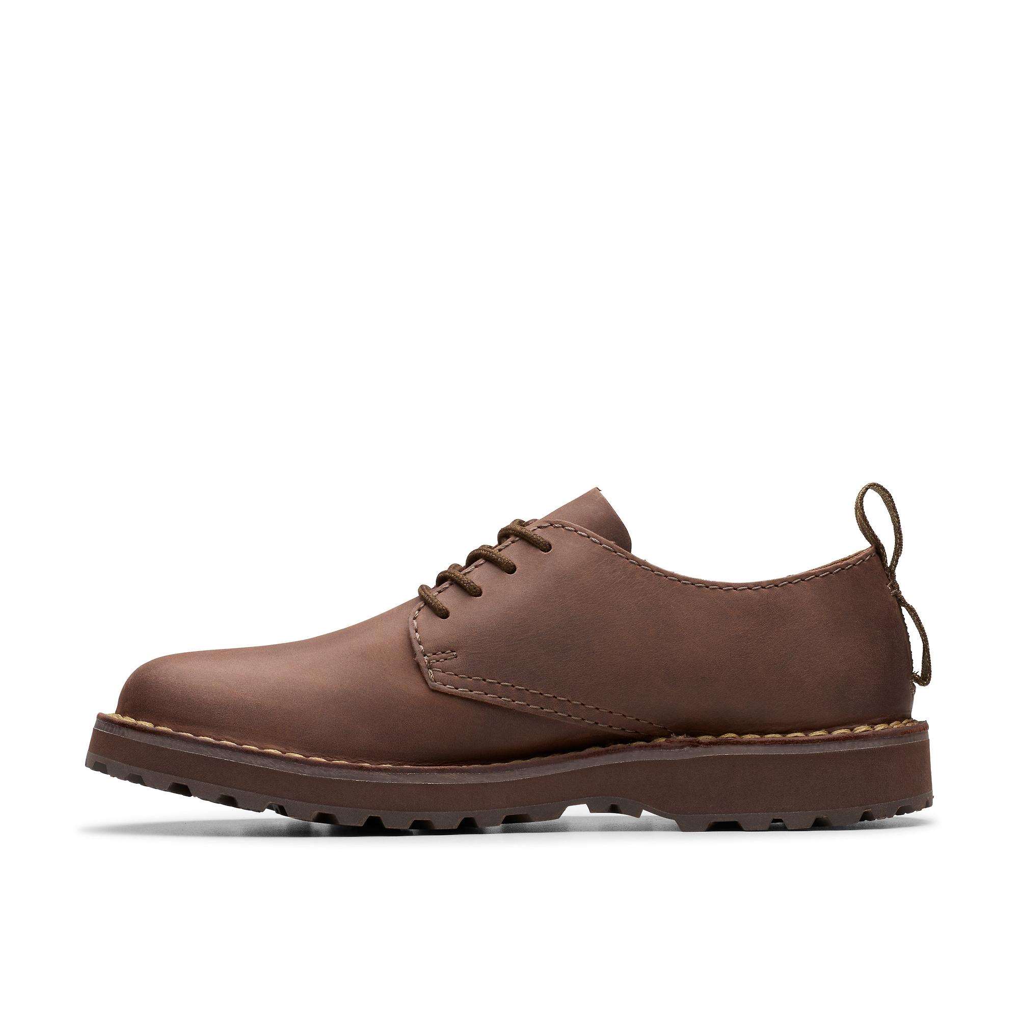 Product image 2 of 7 of Clarks Solsbury Lace Leather Shoe - Dark Brown