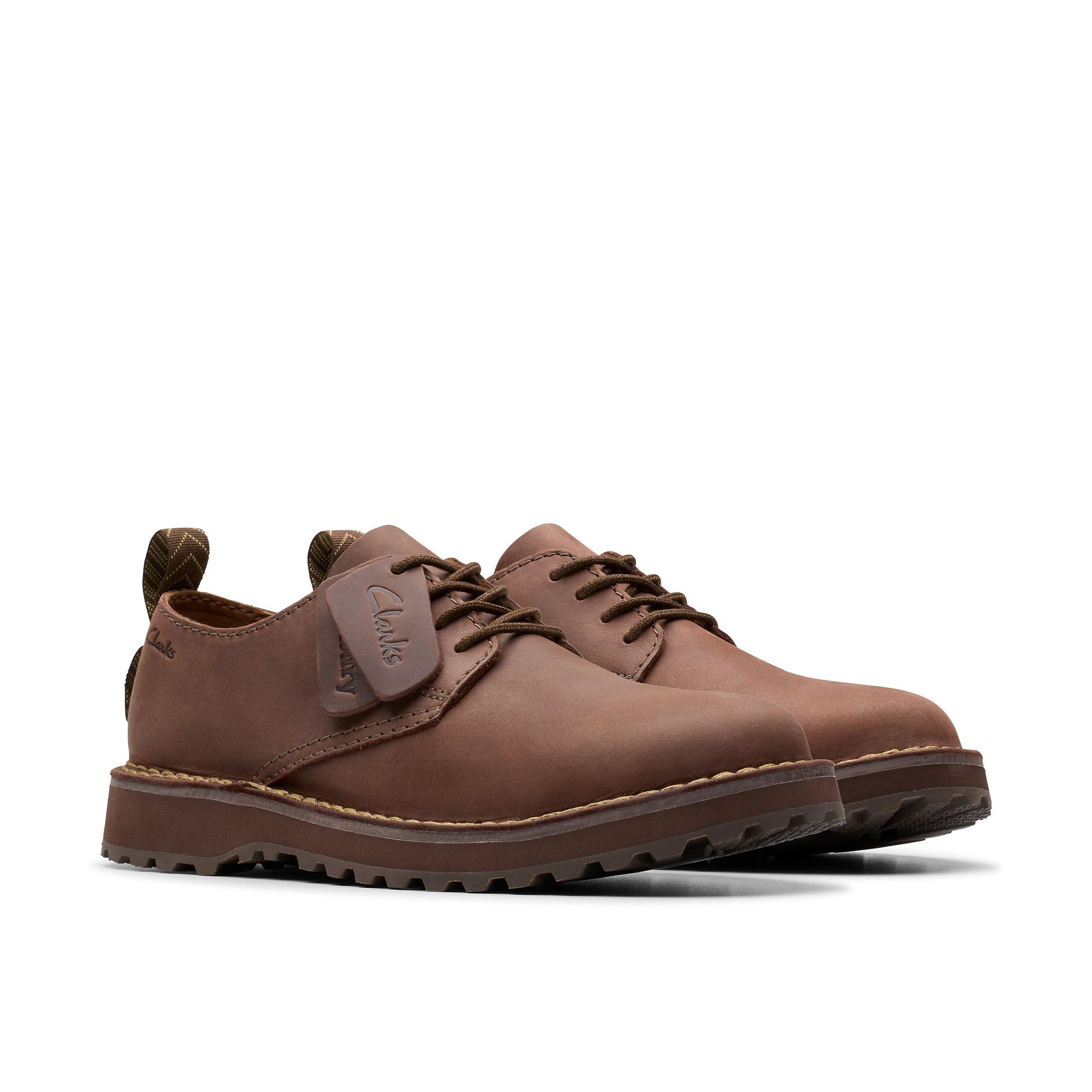 Product image 4 of 7 of Clarks Solsbury Lace Leather Shoe - Dark Brown