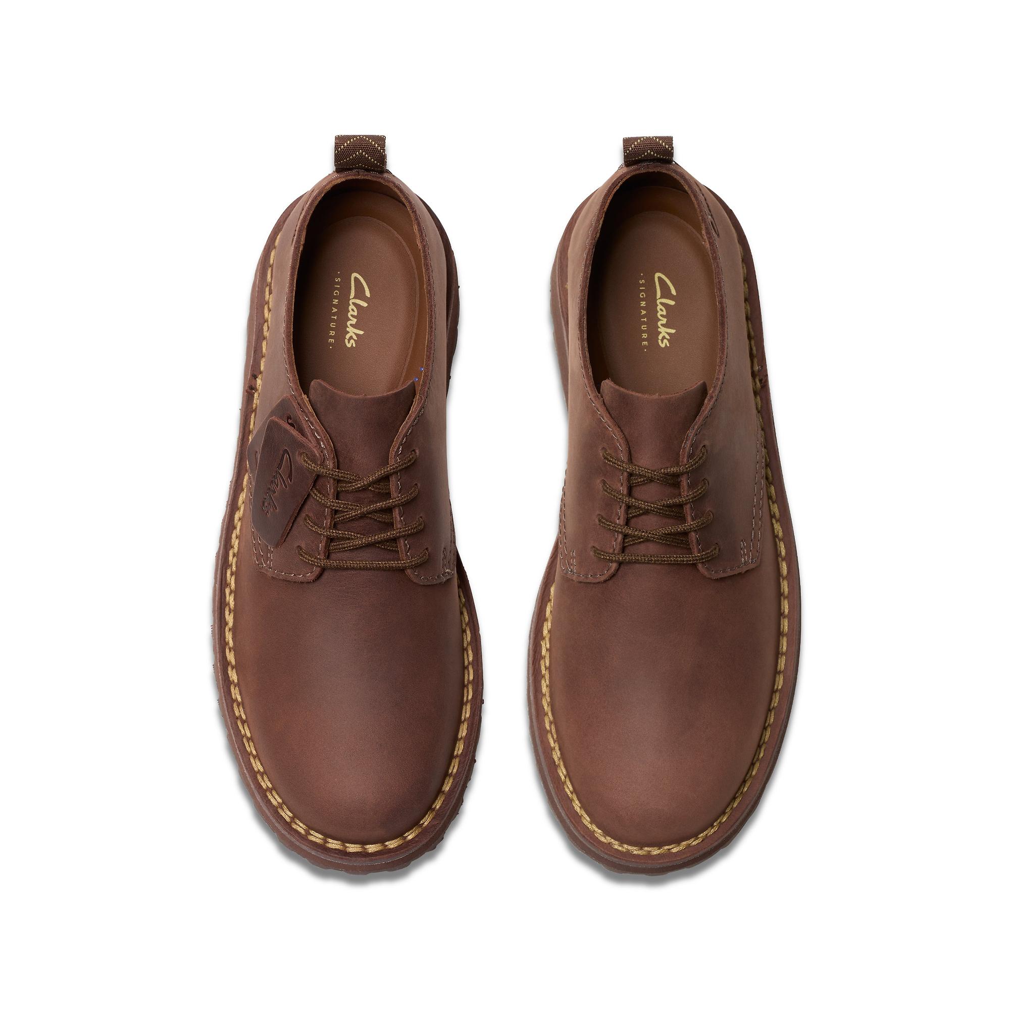 Product image 5 of 7 of Clarks Solsbury Lace Leather Shoe - Dark Brown