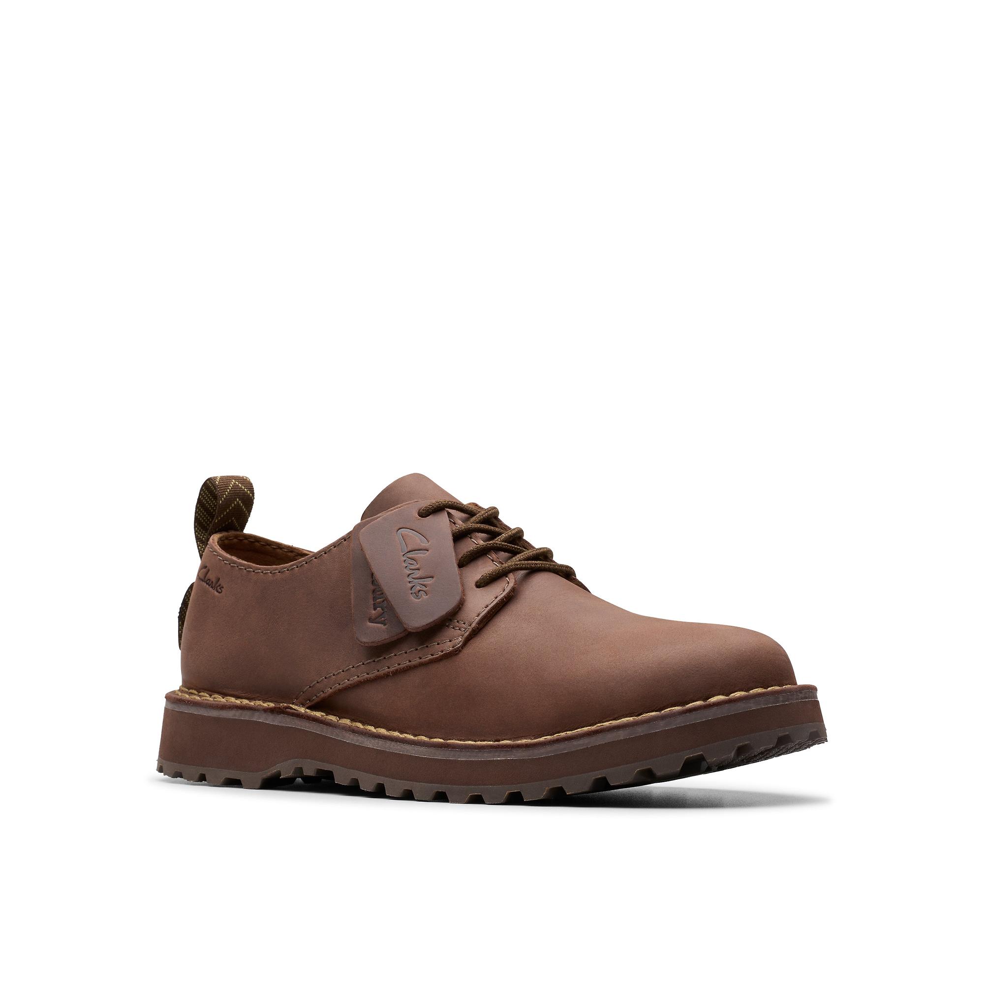 Product image 3 of 7 of Clarks Solsbury Lace Leather Shoe - Dark Brown