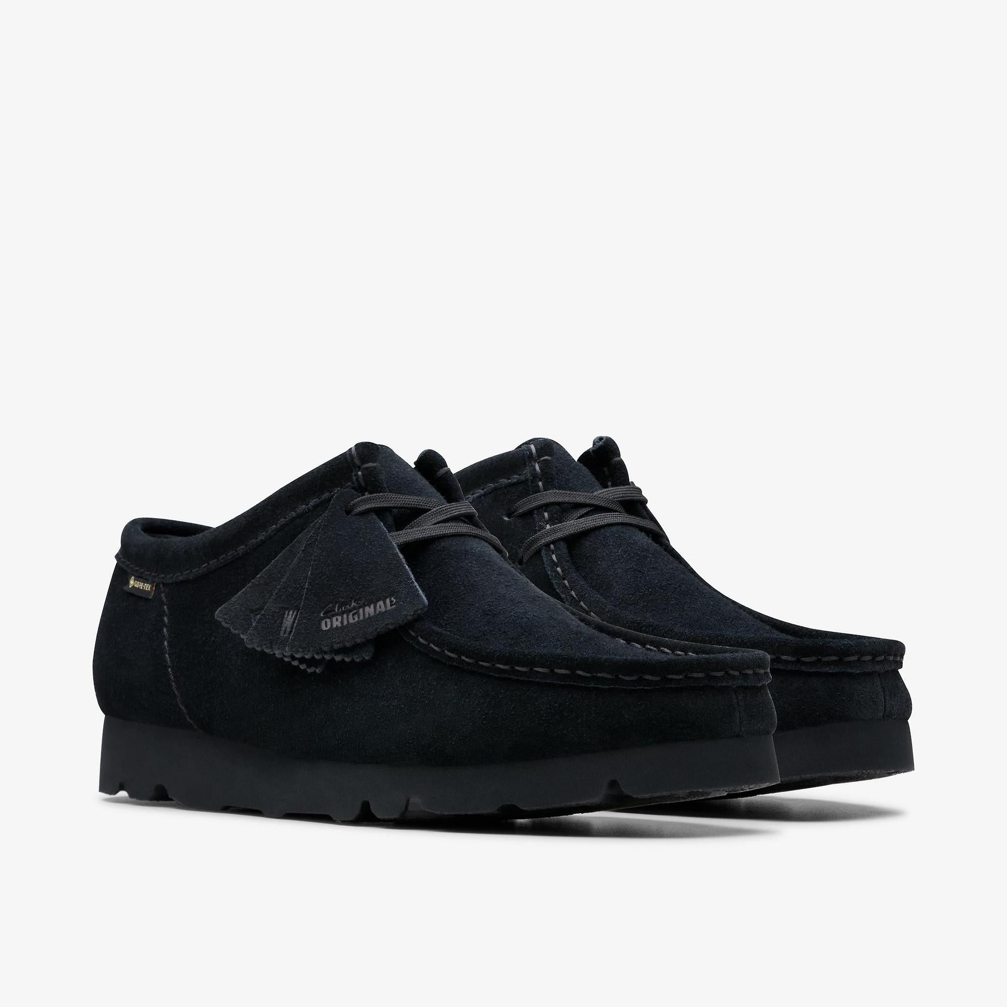 Product image 4 of 6 of Clarks Originals Men's Wallabee Gore-Tex Shoes - Black Suede