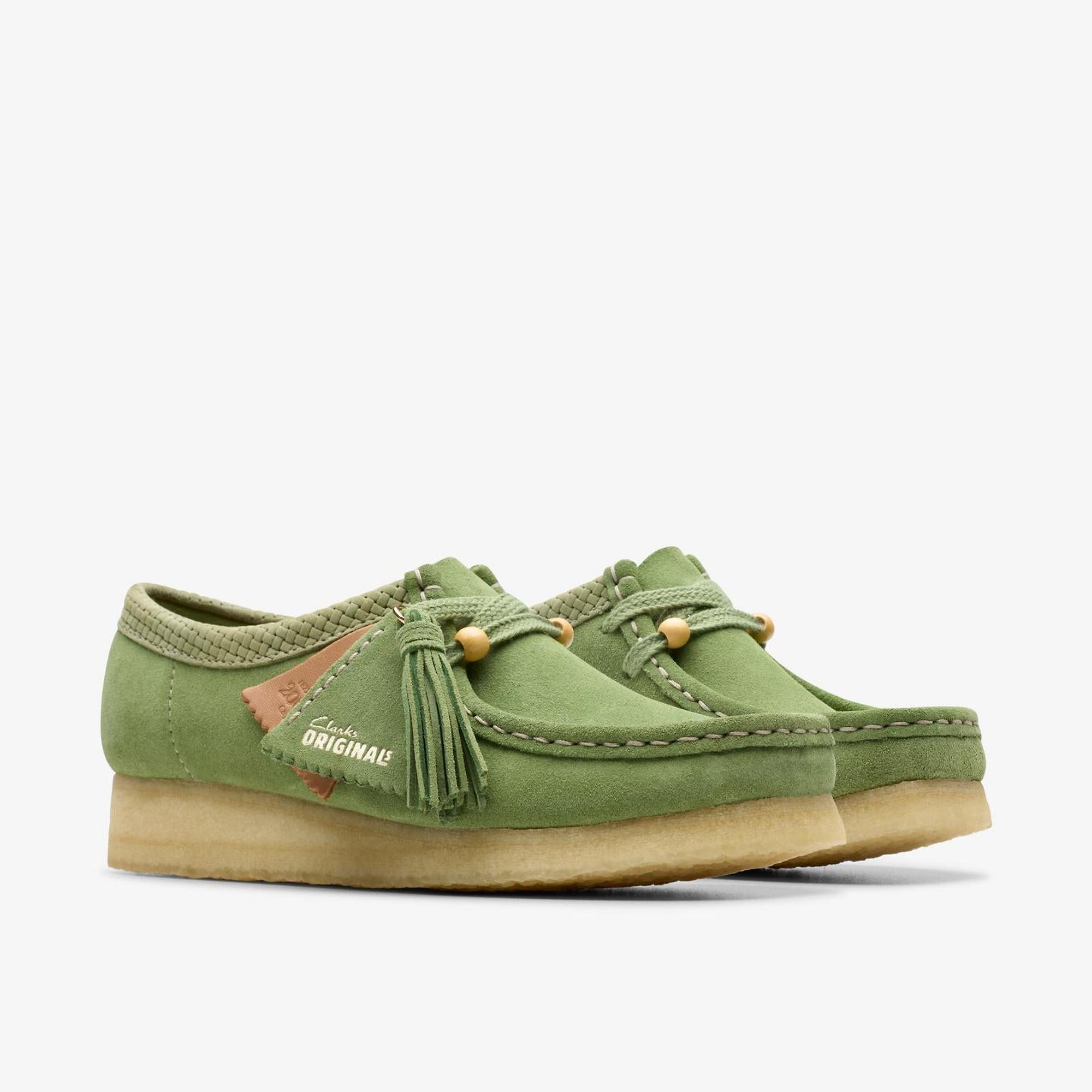 Product image 4 of 6 of Clarks Originals Women's Wallabee Shoes - Apple Suede