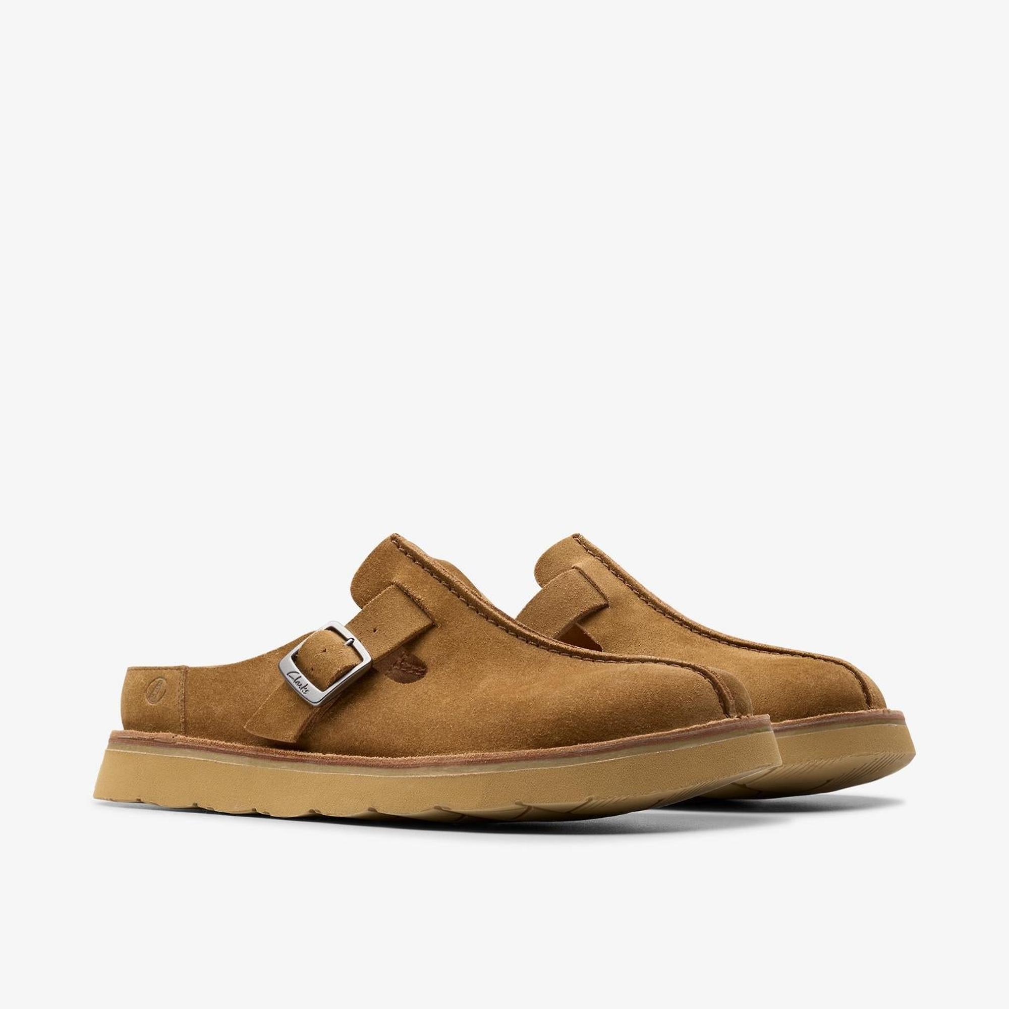 Product image 5 of 7 of Clarks Men's Solsbury Suede Mule - Cola Suede