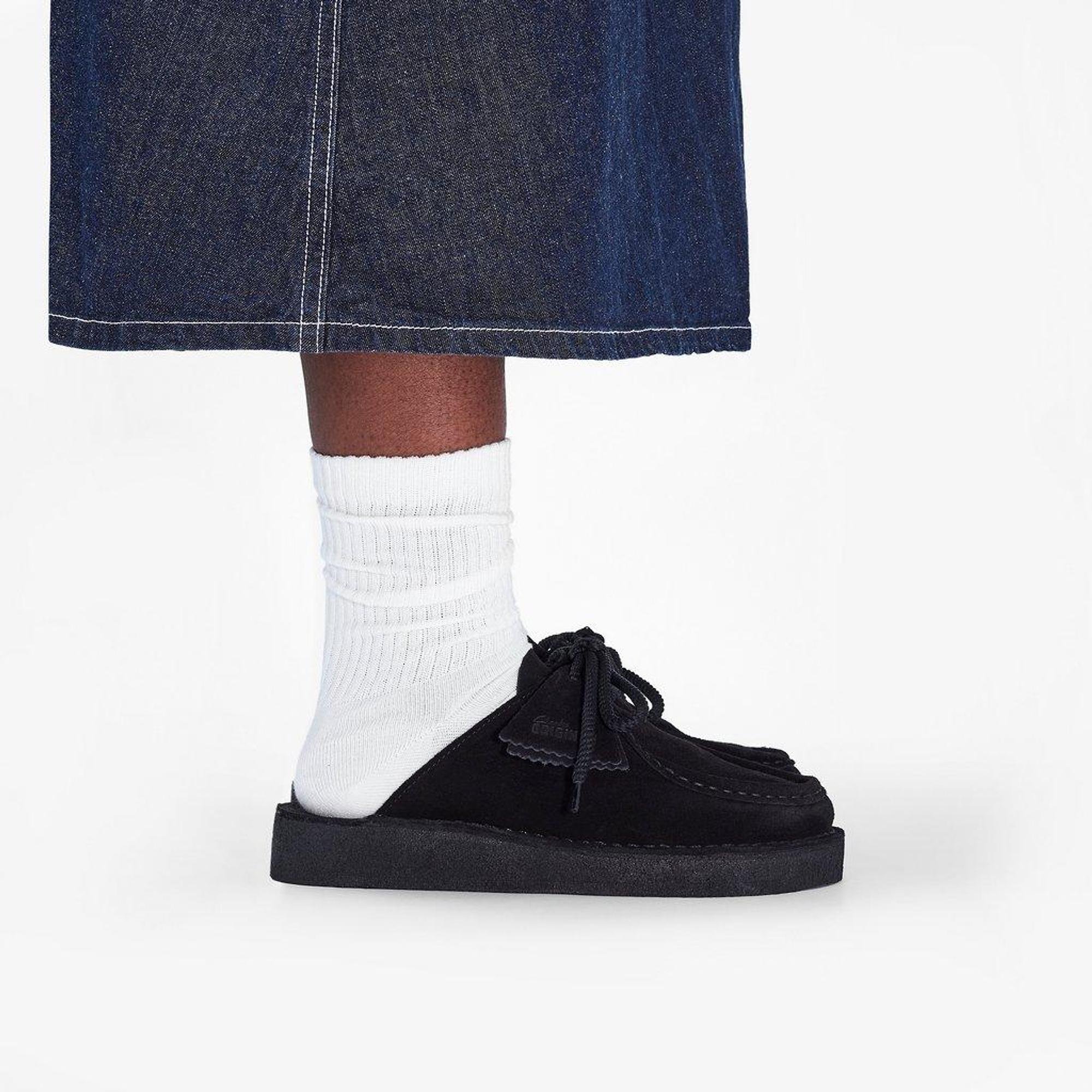 Product image 2 of 7 of Clarks Originals Women's Desert Nomad Mule - Black Suede