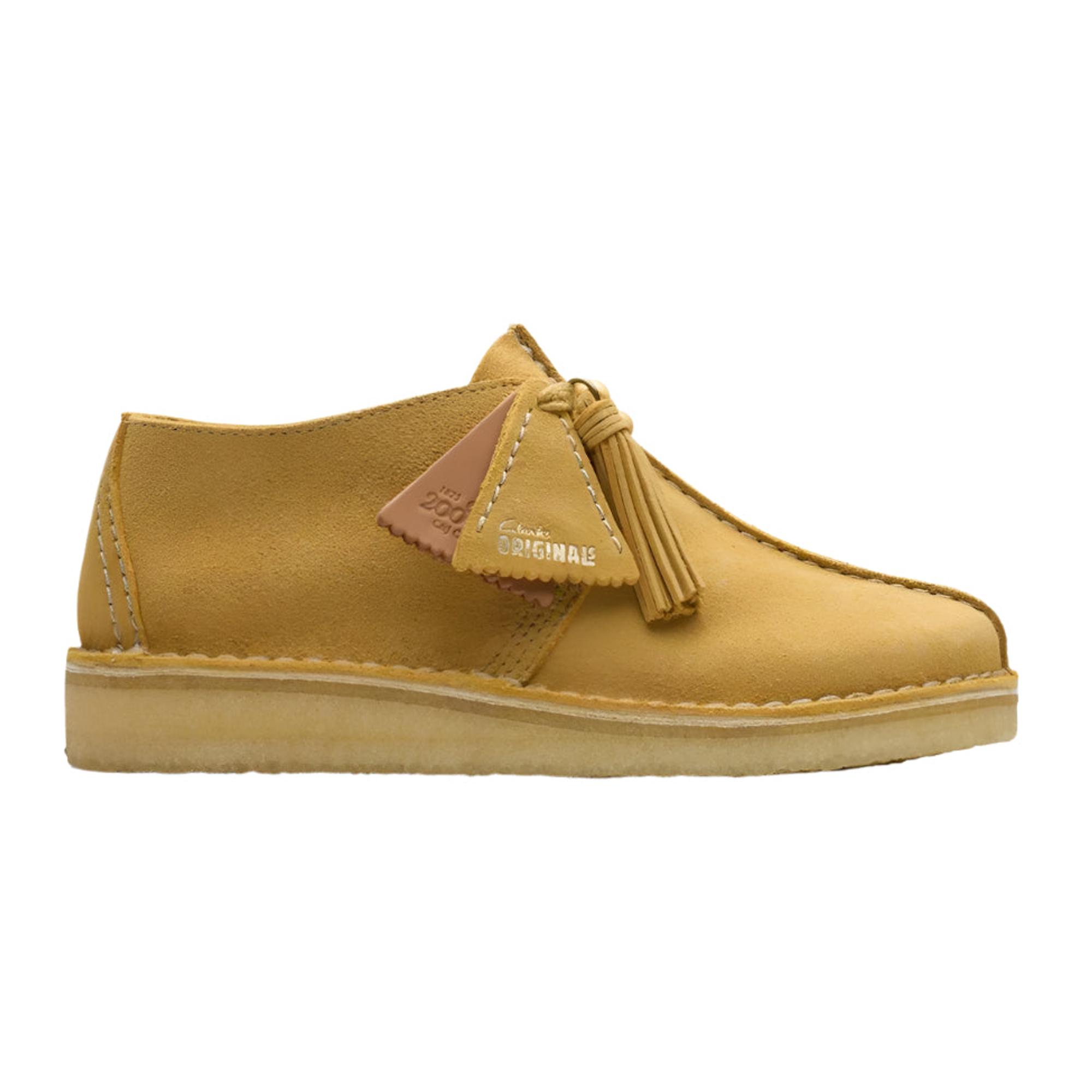Product image 1 of 7 of Clarks Originals Women's Desert Trek Shoes - Golden Tan Suede