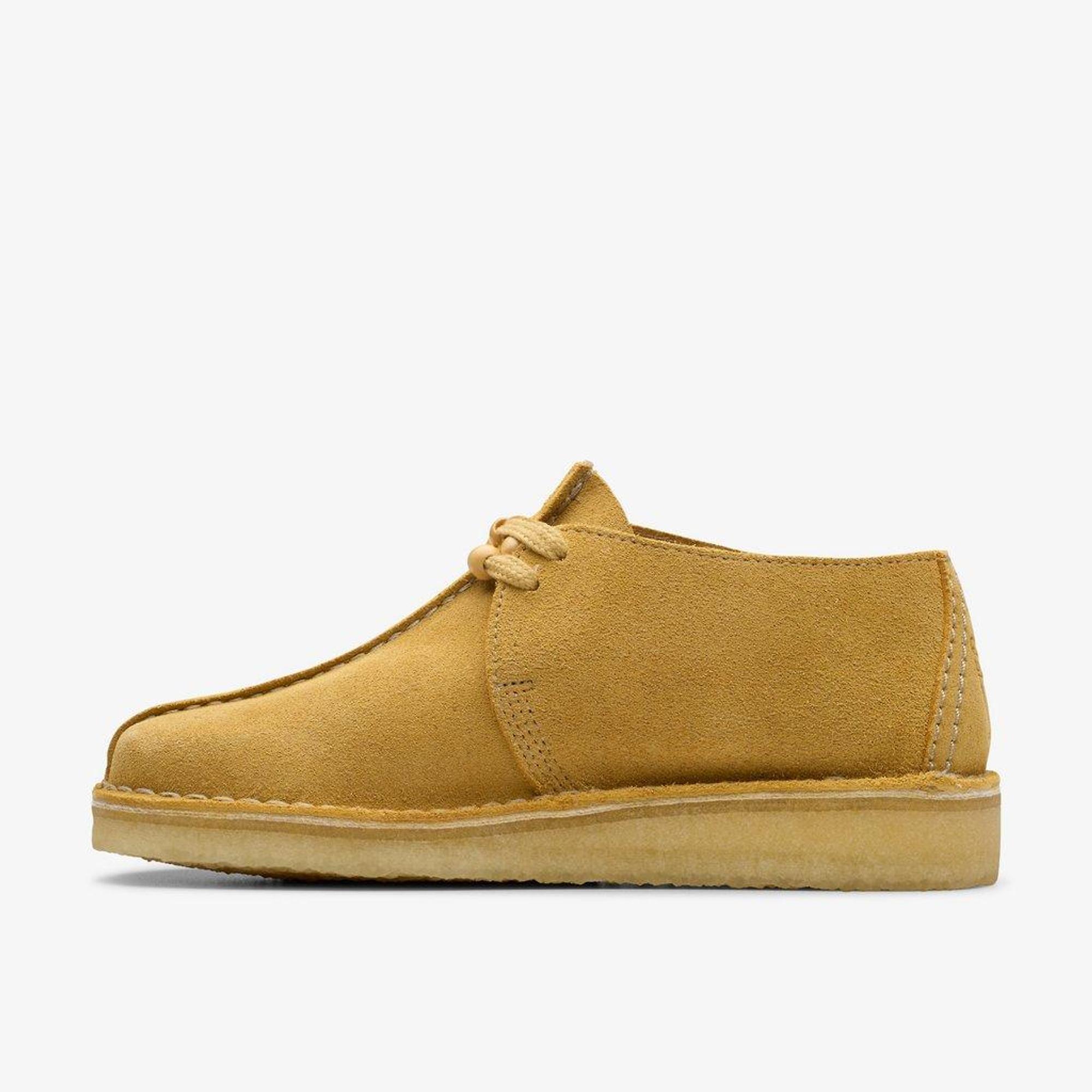 Product image 2 of 7 of Clarks Originals Women's Desert Trek Shoes - Golden Tan Suede