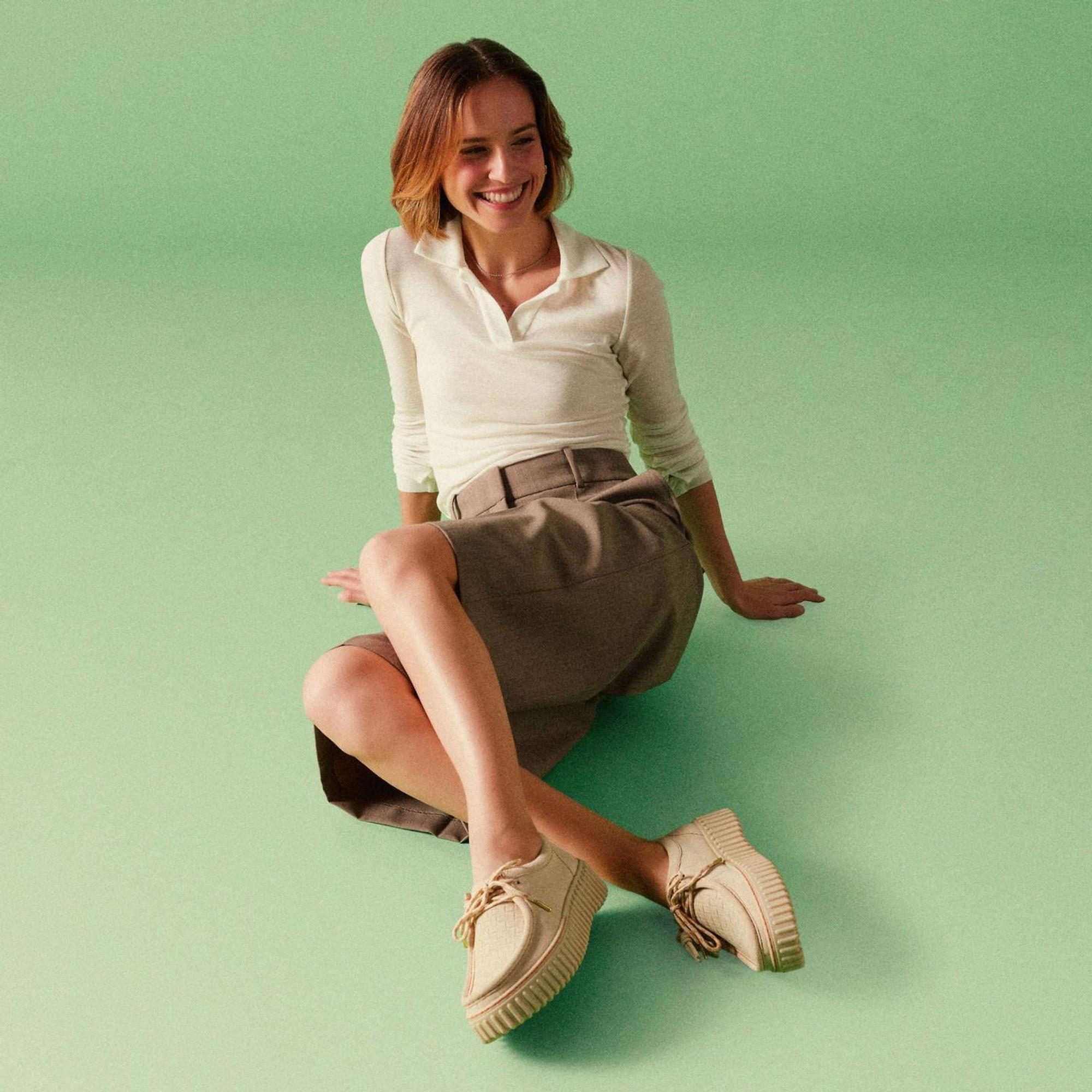 Product image 9 of 12 of Clarks Women's Torhill Bee - Ecru Suede