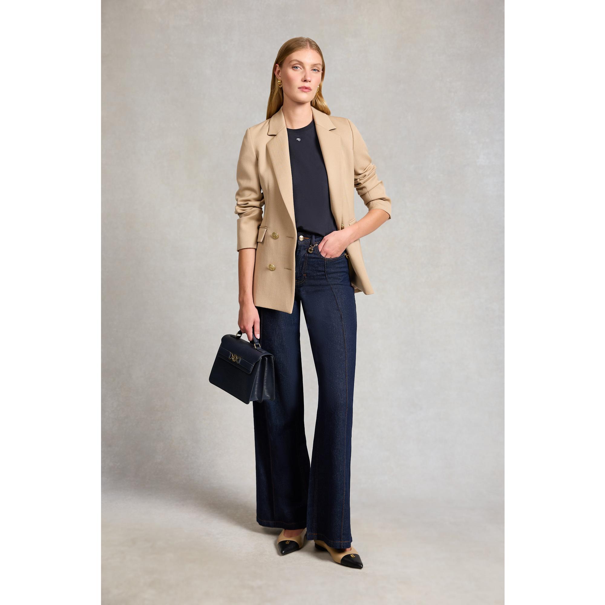 Product image 4 of 7 of Holland Cooper Women's Monogram Tee - Ink Navy