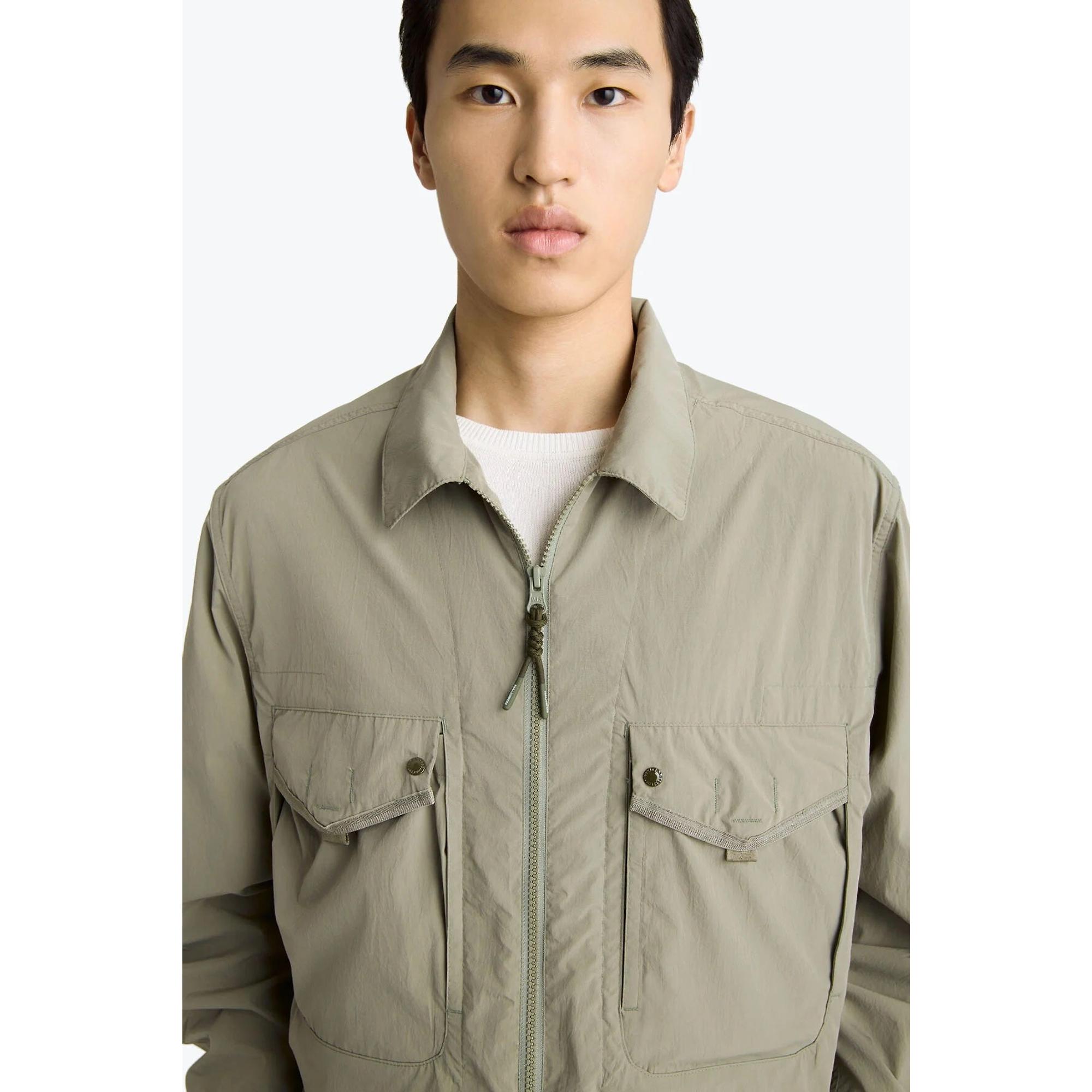 Product image 7 of 8 of Parajumpers Men's Elgin Overshirt - Ashen Sage