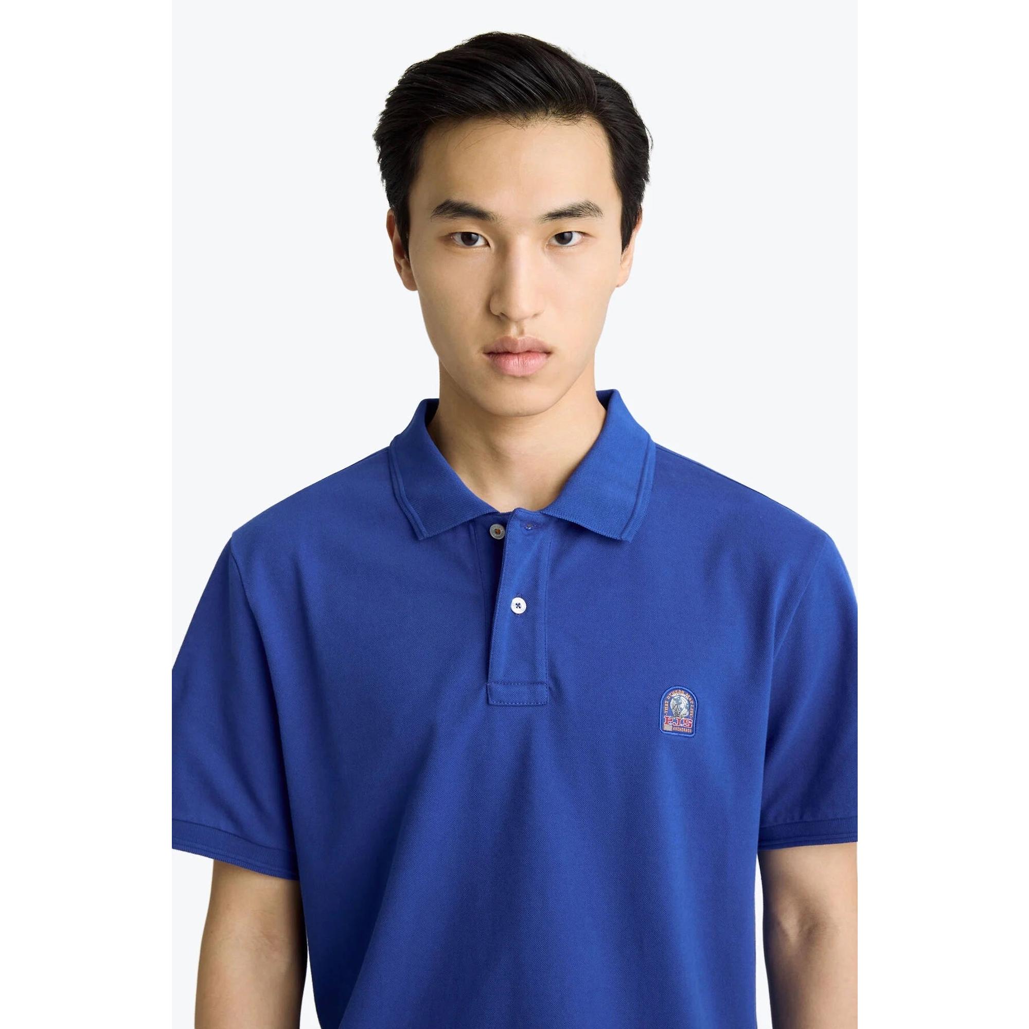 Product image 5 of 7 of Parajumpers Men's Wellington Polo Shirt - Royal
