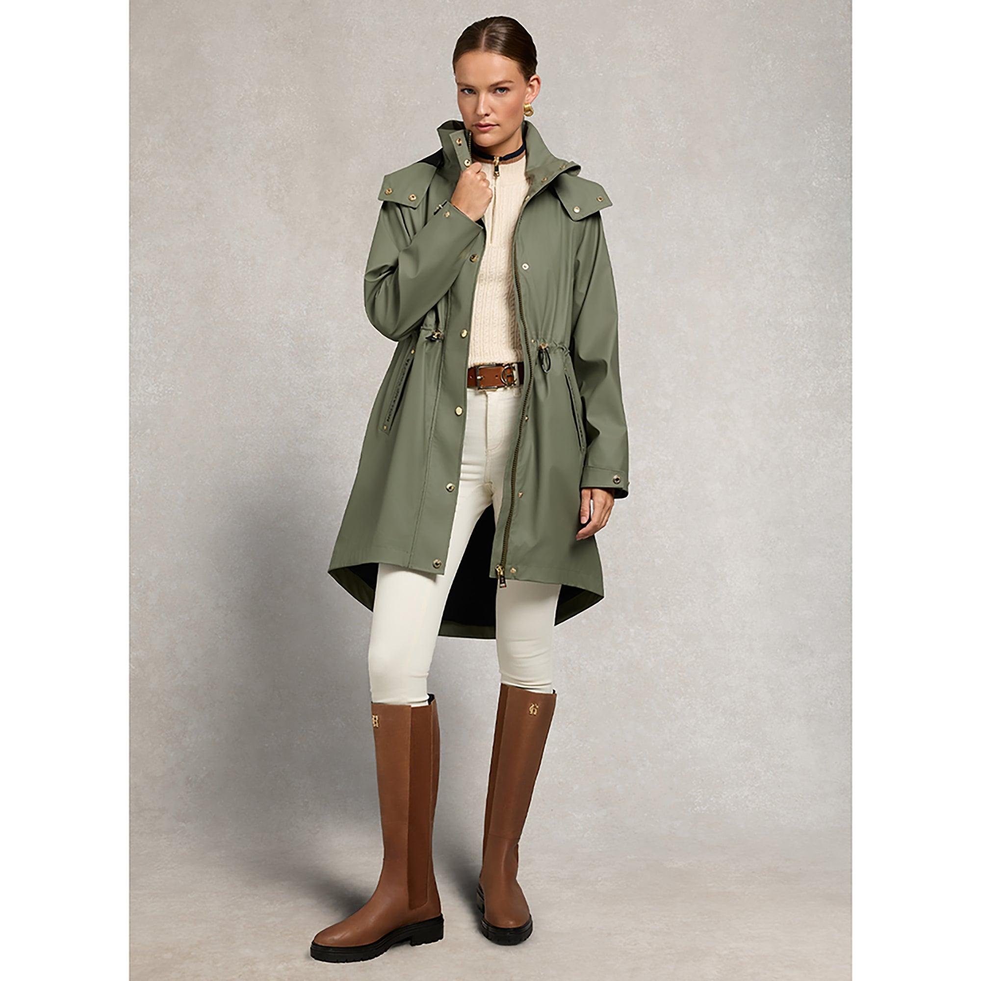 Product image 7 of 12 of Holland Cooper Women's Chartwell Rain Parka - Sage