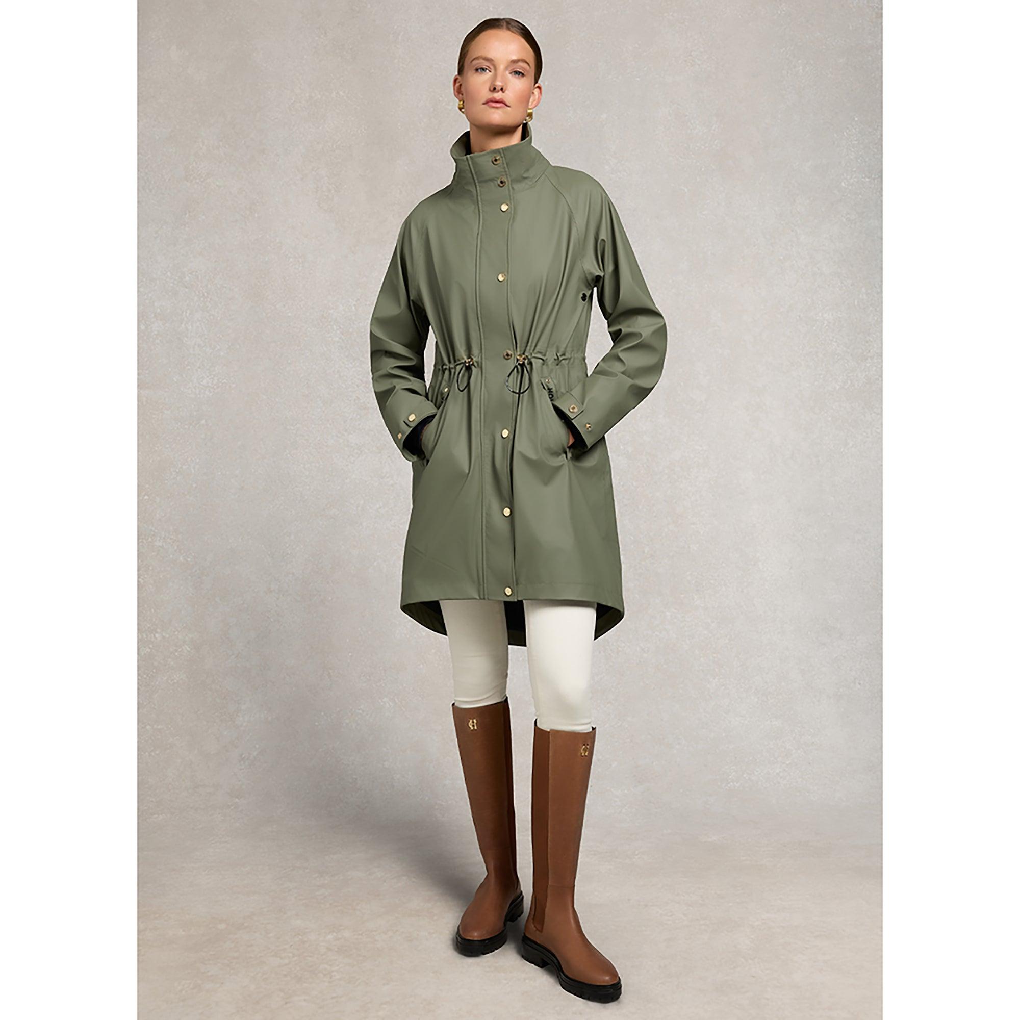 Product image 2 of 12 of Holland Cooper Women's Chartwell Rain Parka - Sage