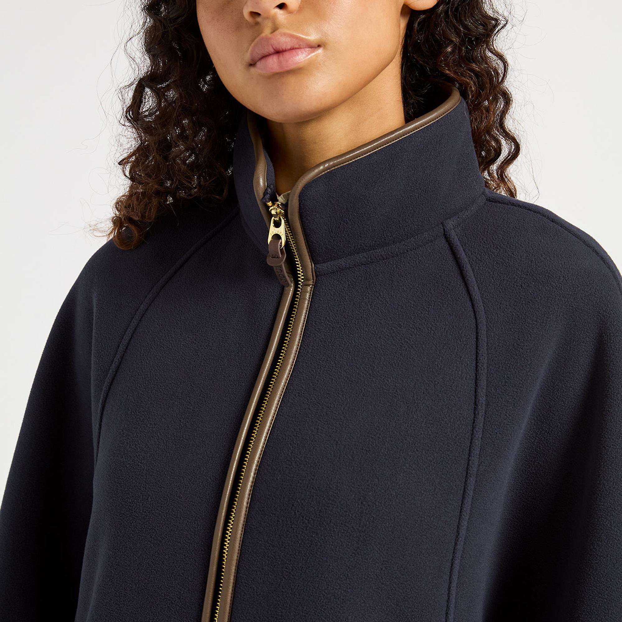 Product image 3 of 7 of Joules Women's Heritage Fleece Longline Cape - Navy