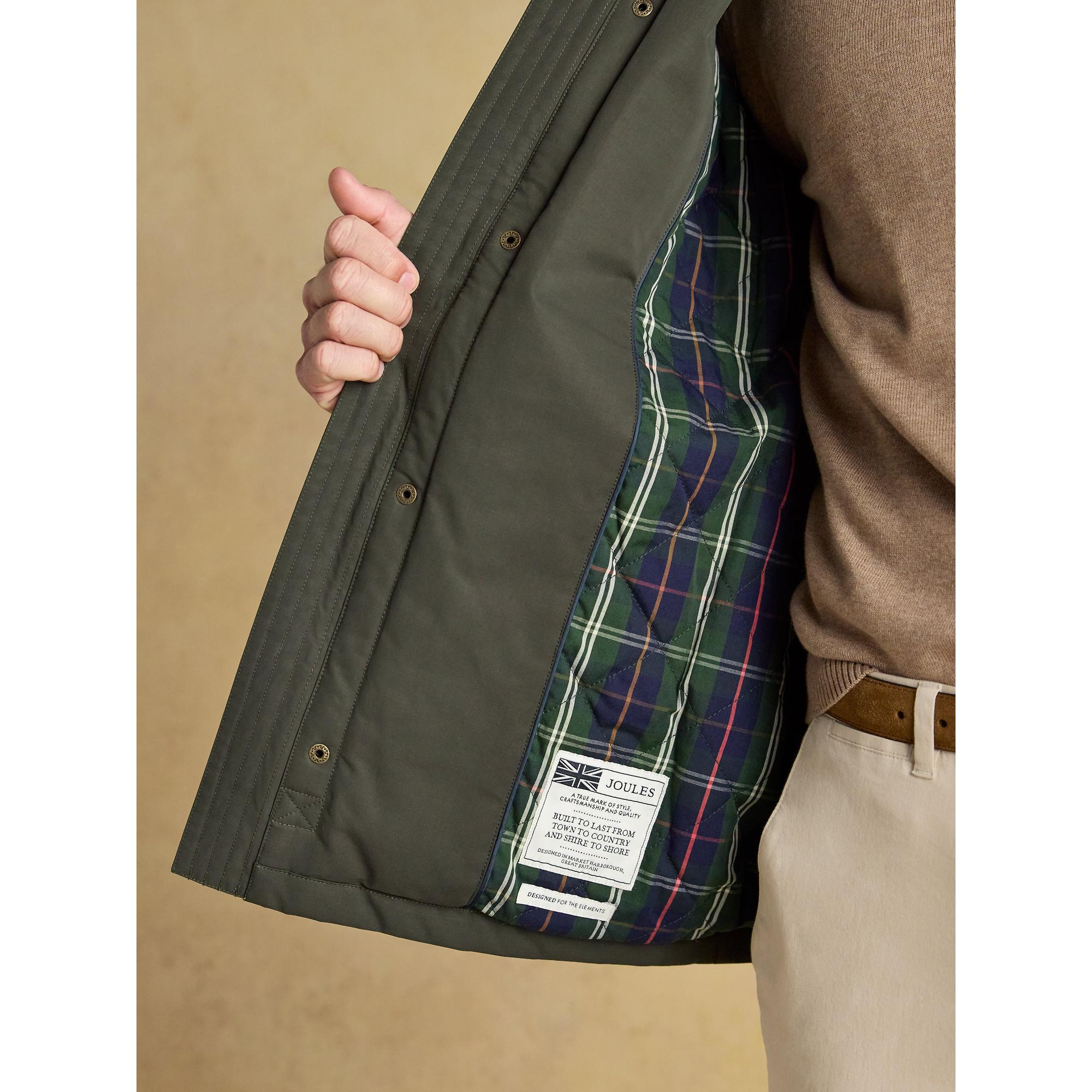 Product image 13 of 13 of Joules Men's Farleigh Waterproof Midweight Country Coat - Green