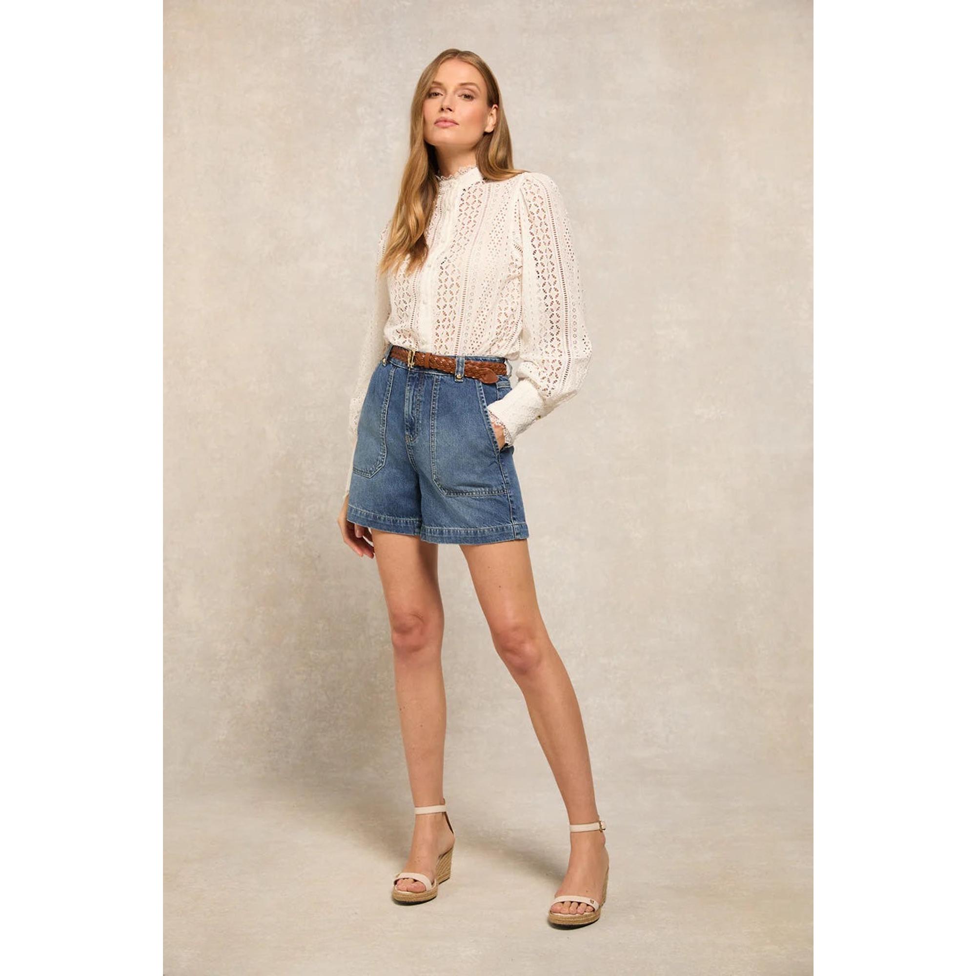 Product image 2 of 8 of Holland Cooper Women's St Lucia Espadrille Wedge Sandals - Cream Leather