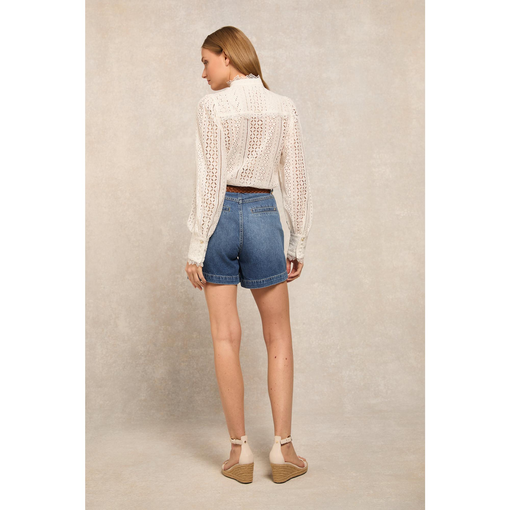 Product image 5 of 7 of Holland Cooper Women's Utility Denim Shorts - Denim