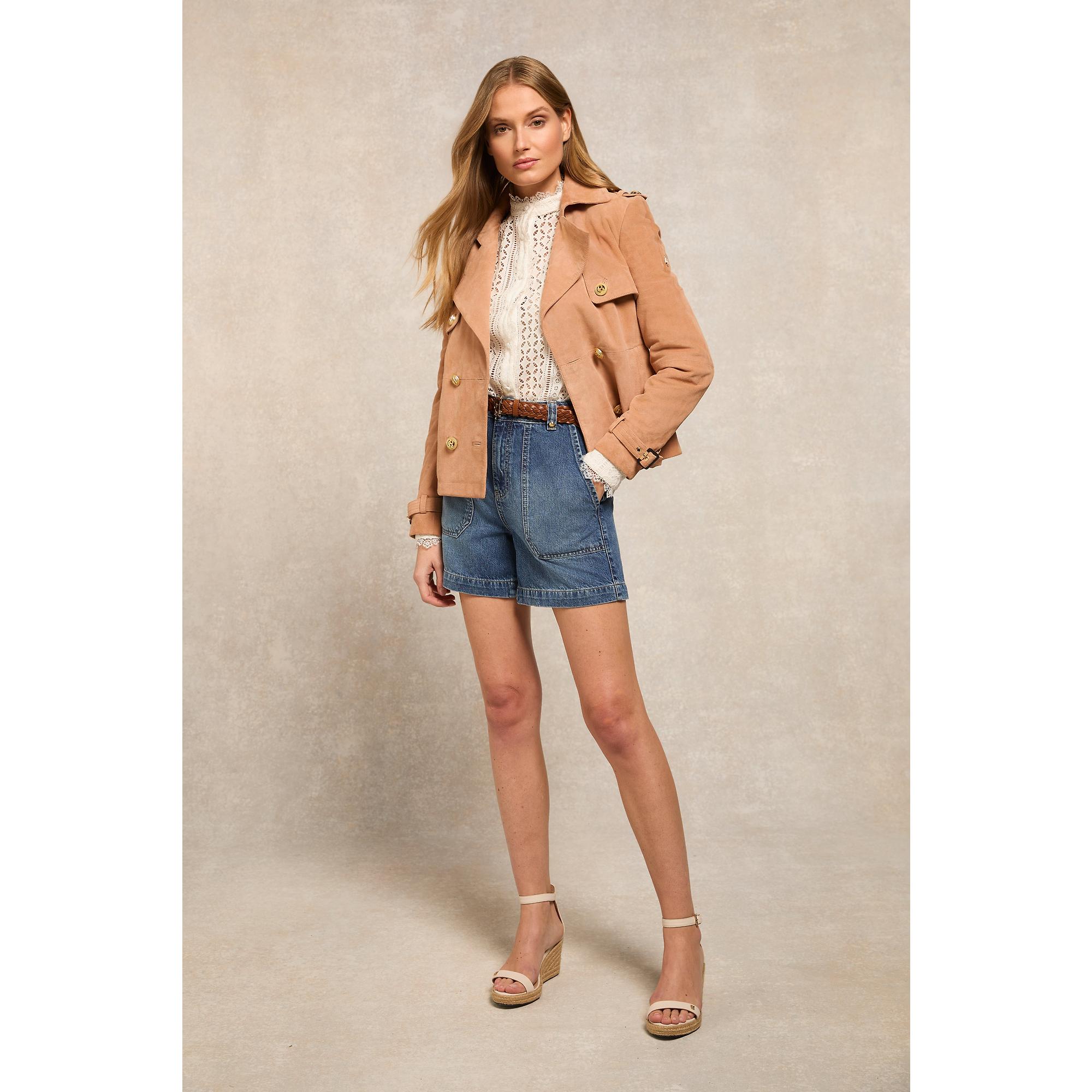 Product image 4 of 7 of Holland Cooper Women's Utility Denim Shorts - Denim